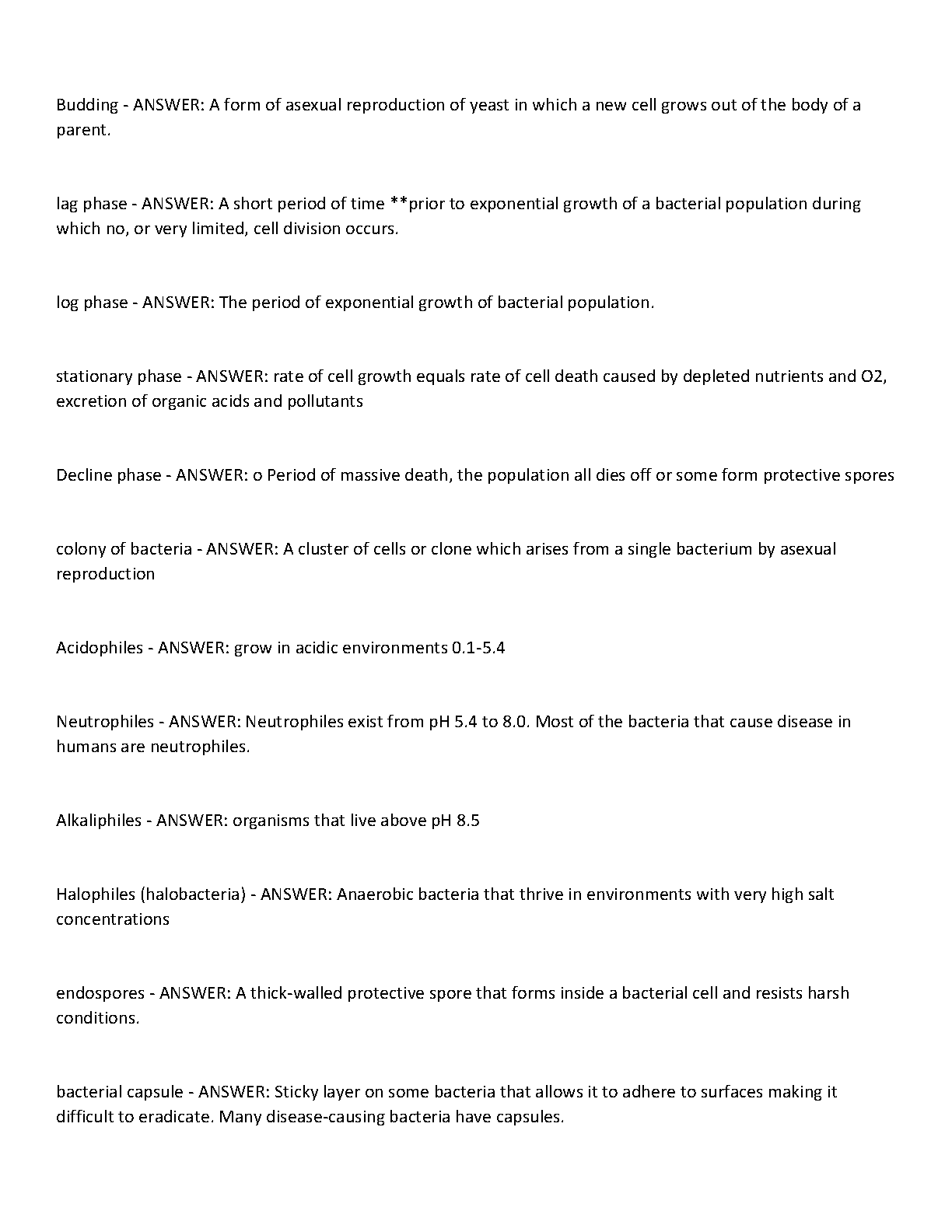 WGU C453 Microbiology Module 1 Study Guide 2024-2025