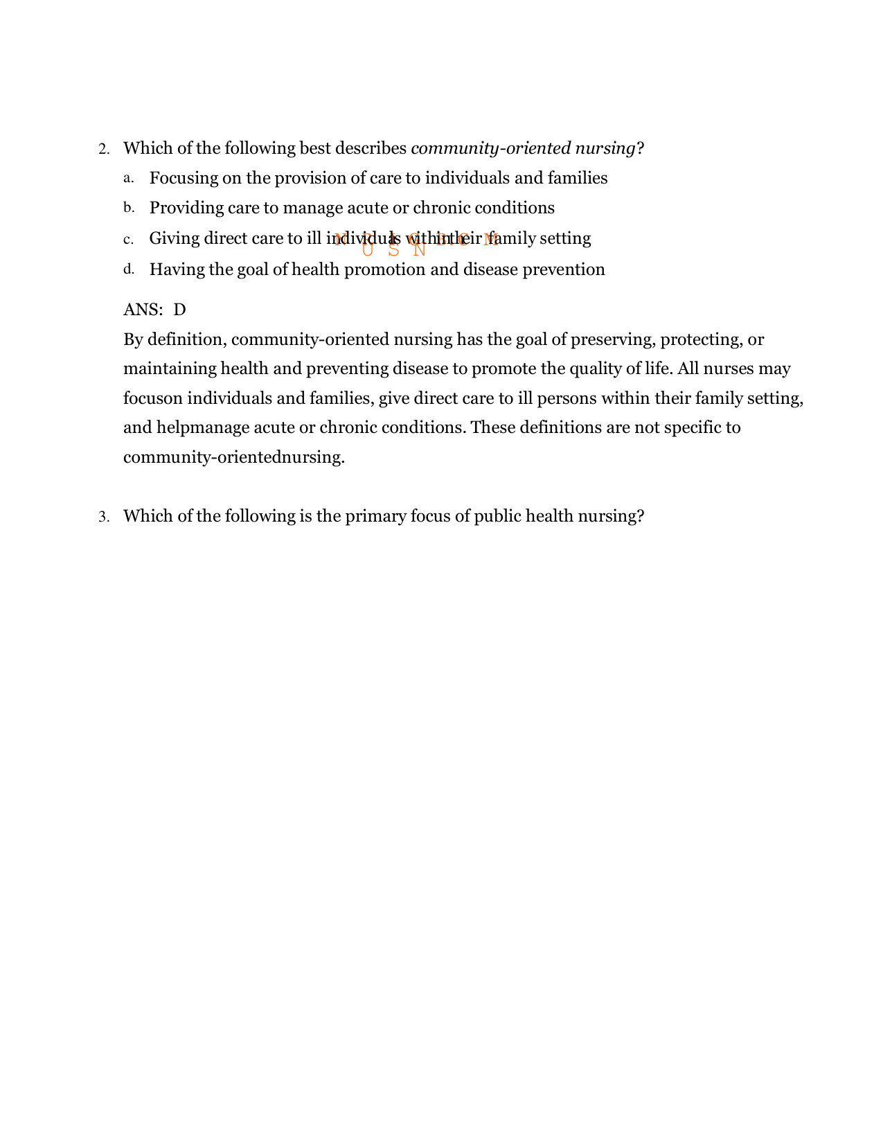 Foundations for Population Health in Community/Public Health