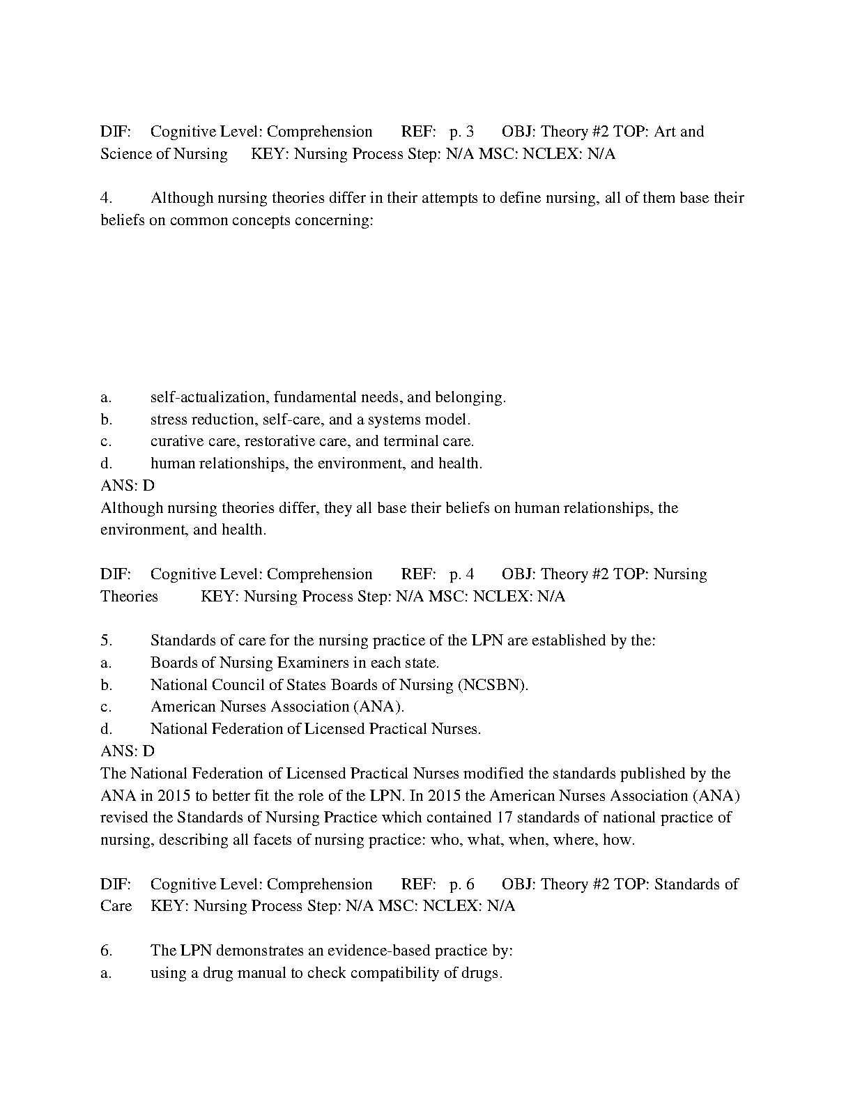 Nursing Fundamentals Test Bank 2026/27 IMG-3