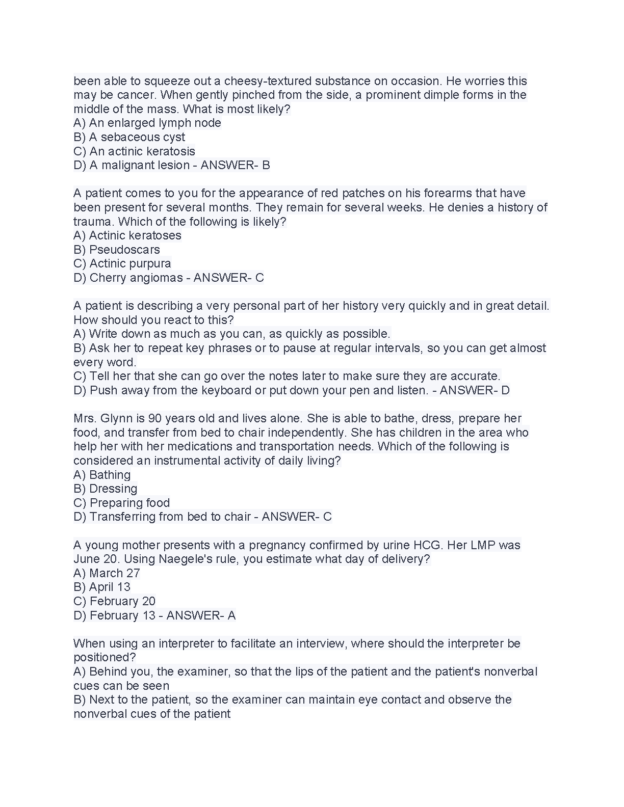 WGU UJC2 Health Assessment Exam Prep & Answers IMG-3