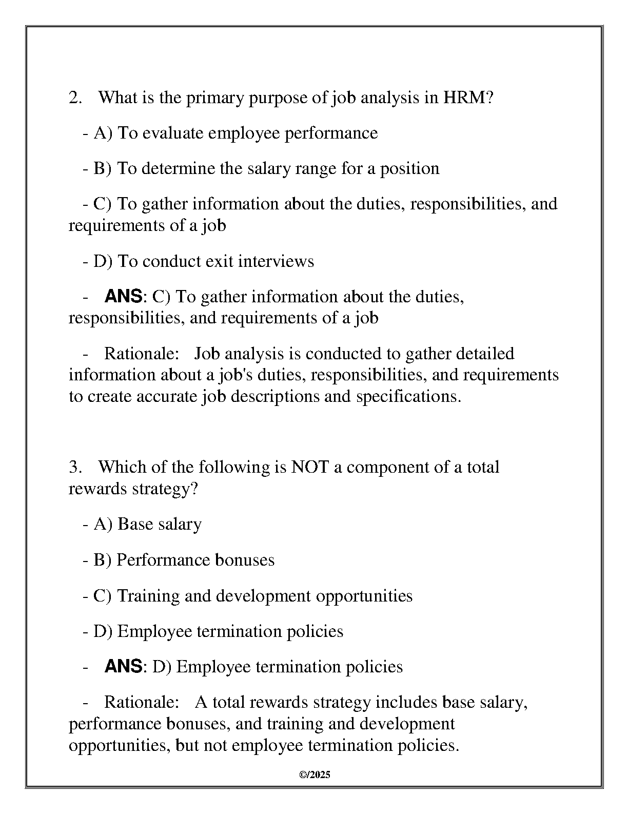 WGU HRM 5010 Exam Prep: Managing Human Capital Q&A Guide