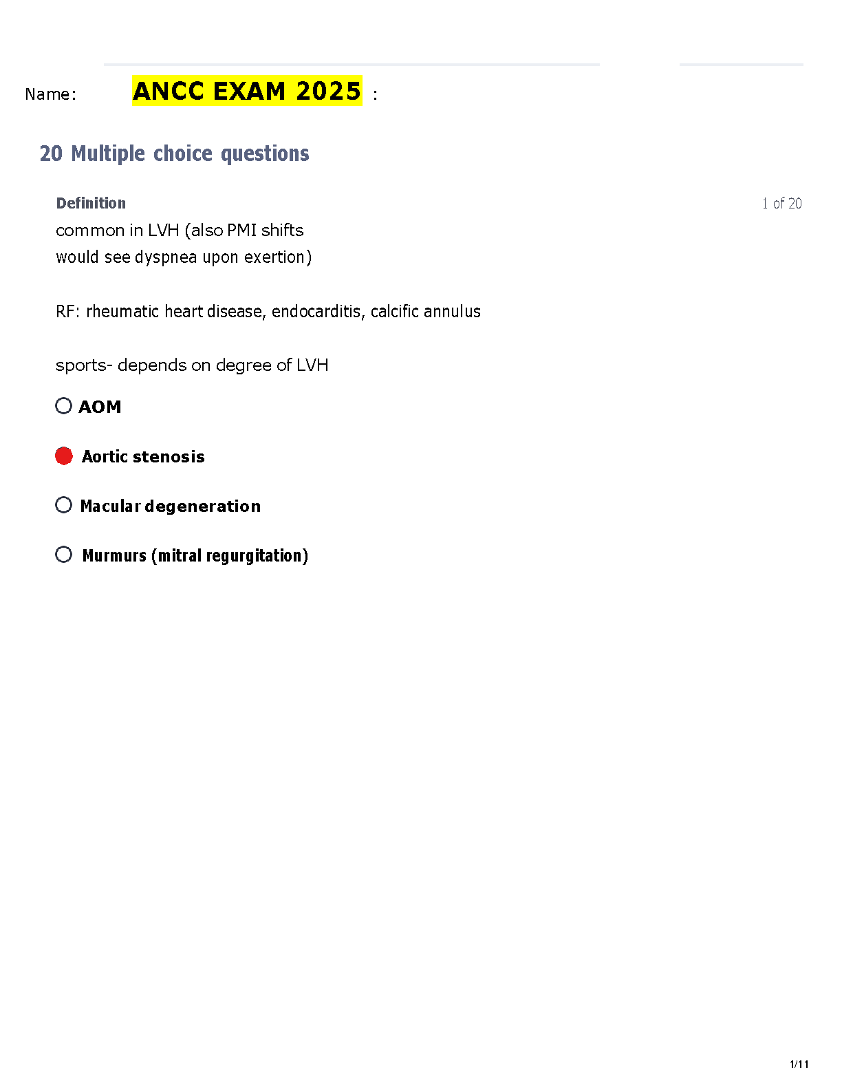 ANCC Exam Prep: Top MCQs 2026/27 Practice Set IMG-1