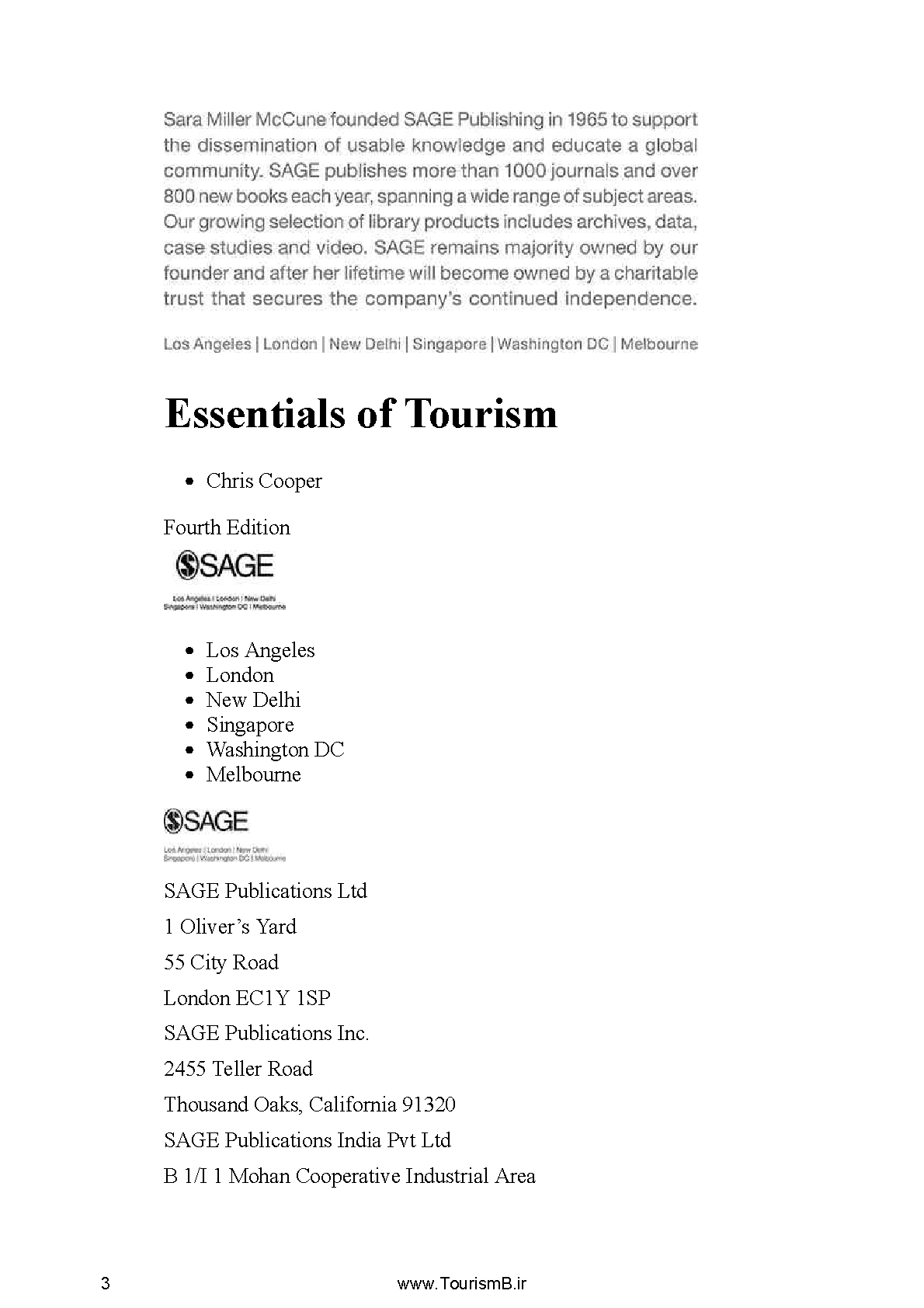 Essentials of Tourism Test Bank Solutions 4th Ed IMG-3