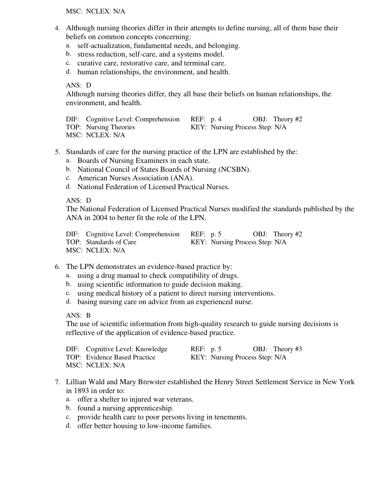 Fundamental Concepts and Skills for Nursing 4th Edition