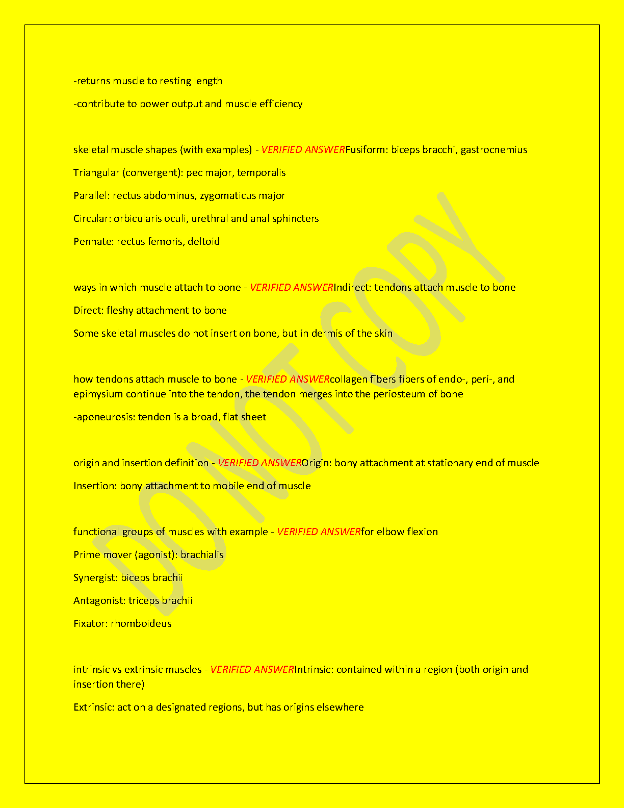 GCU 323 A&P II Quiz 1 Answers: Muscle Tissue & Energy 2026/27