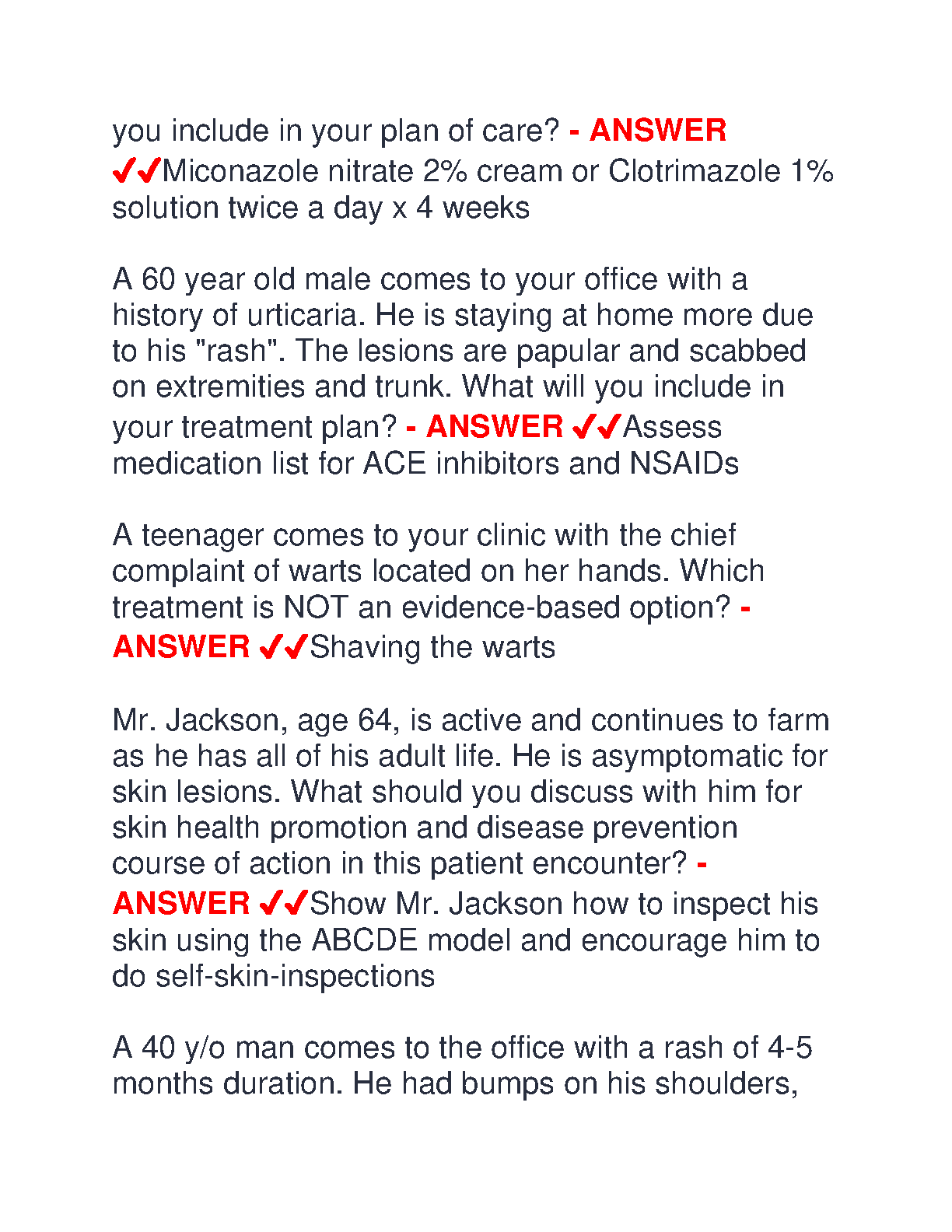 WGU D118 Adult Primary Care Final Exam Qs A 2024-2025 IMG-3
