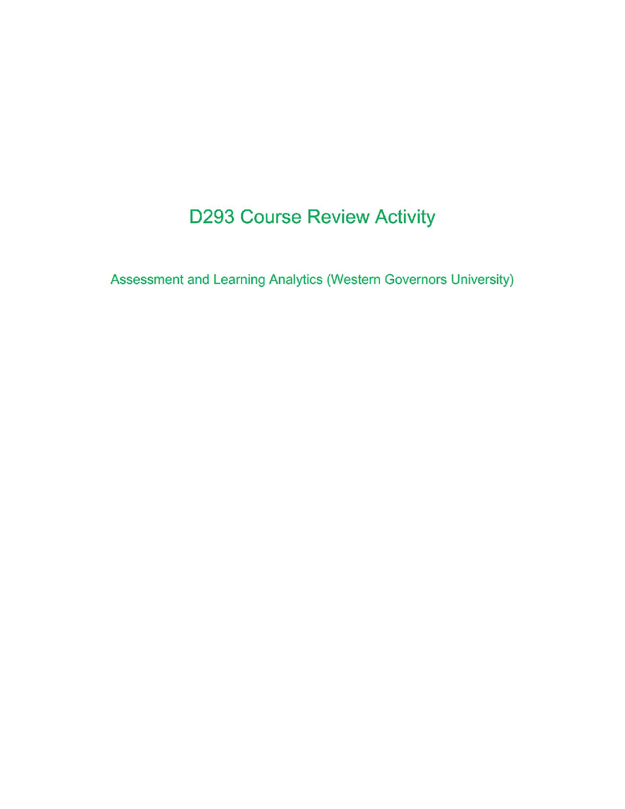 WGU D293 Assessment Learning Analytics Exam Elaboration IMG-1