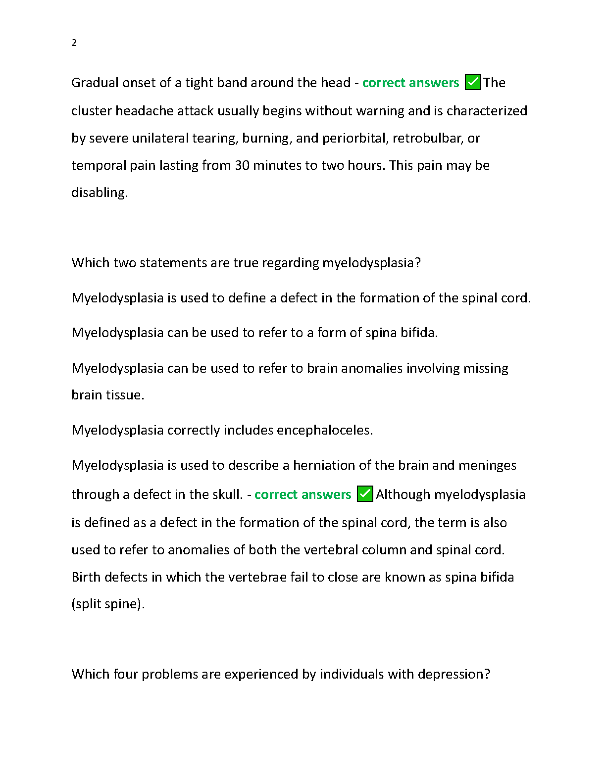 WGU D115 Unit 3 Test Bank 2025 Verified Answers