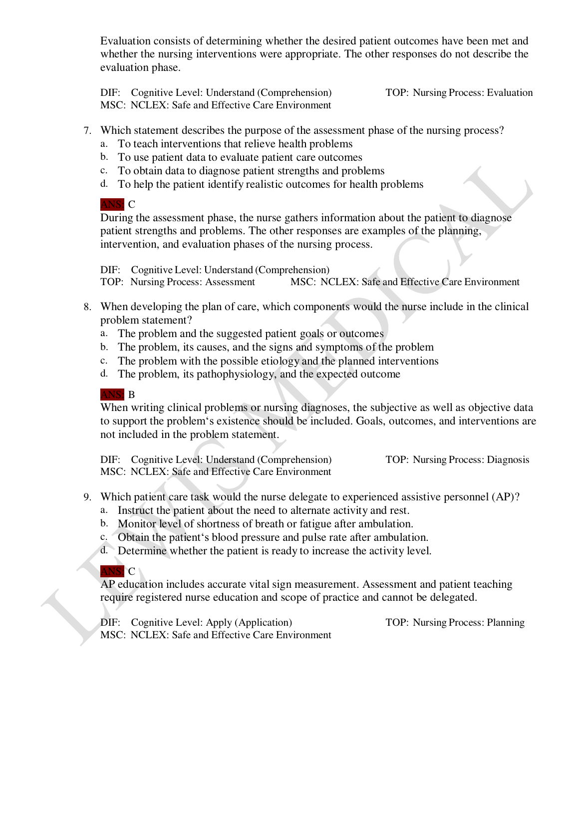 Lewis Med Surg Nursing 12e Test Bank 2026-2027 IMG-1