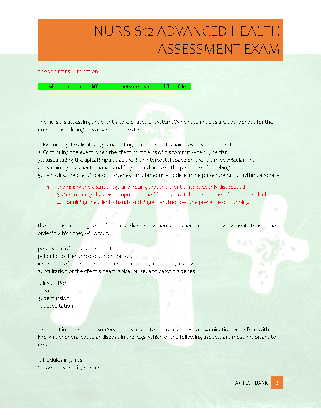 NURS 612 Adv Health Assess Test Bank 2026-27 IMG-3