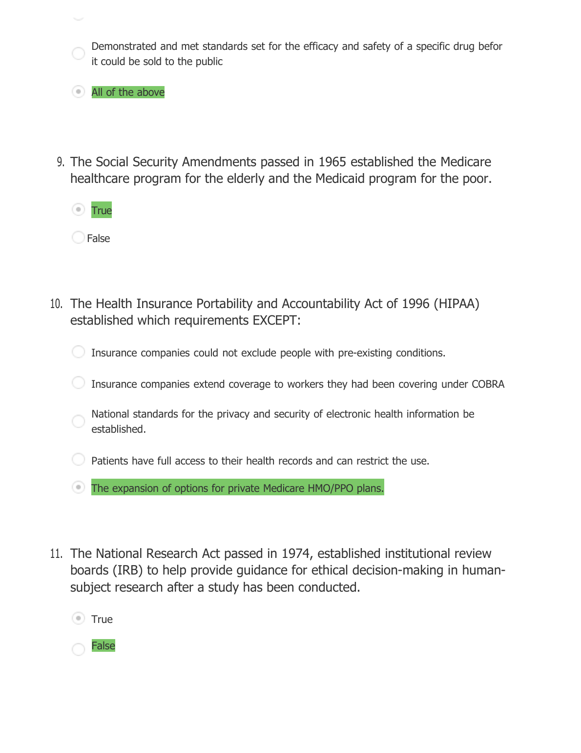 WGU D050 History of Healthcare in America Exam Prep 2024 IMG-1