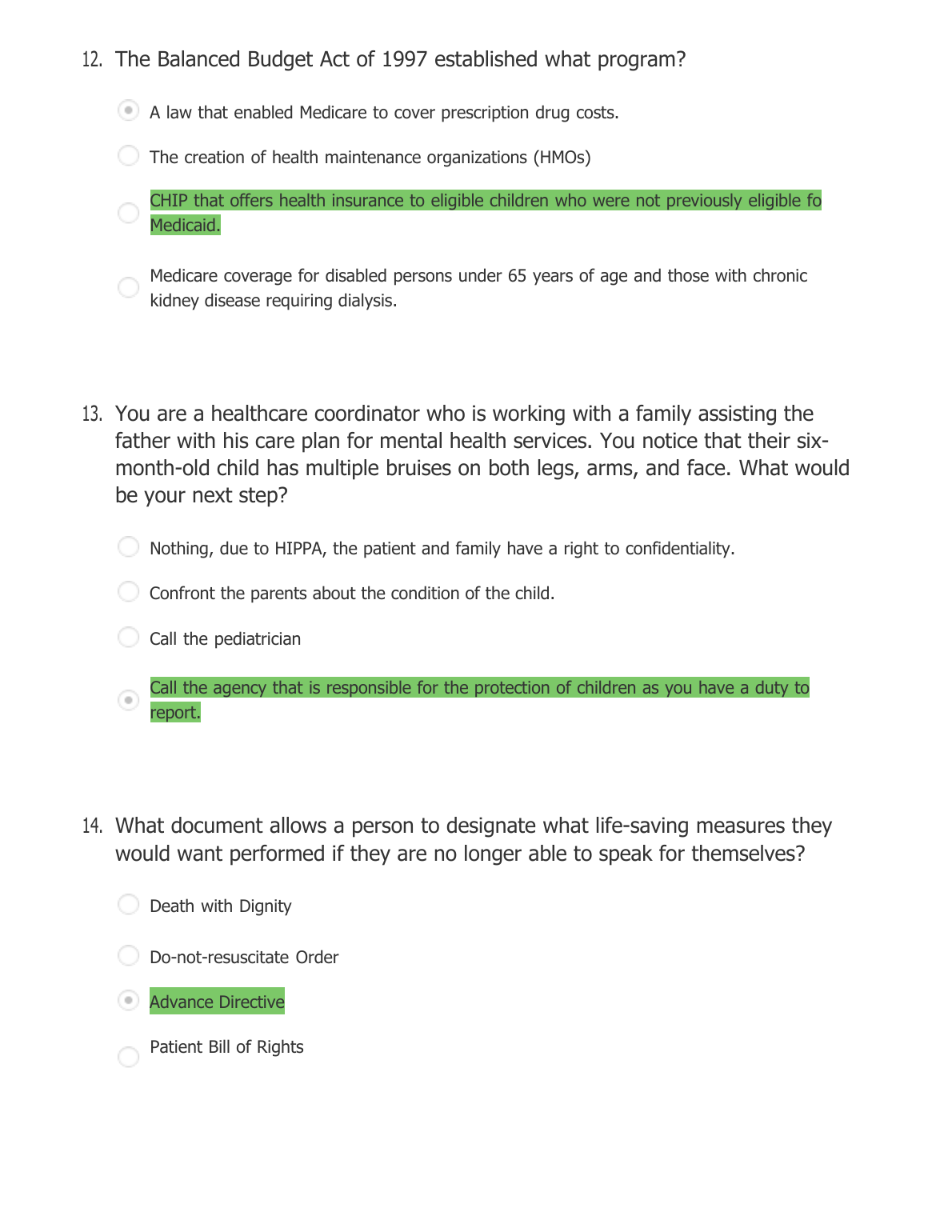 WGU D050 History of Healthcare in America Exam Prep 2024