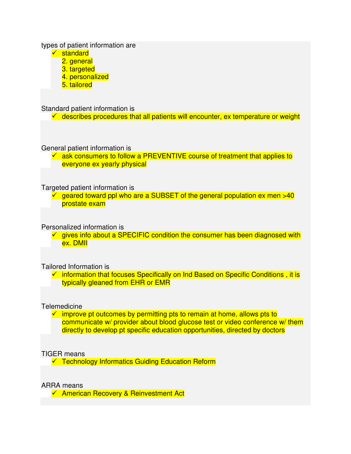 WGU Nursing Informatics Questions & Answers Verified Study Guide