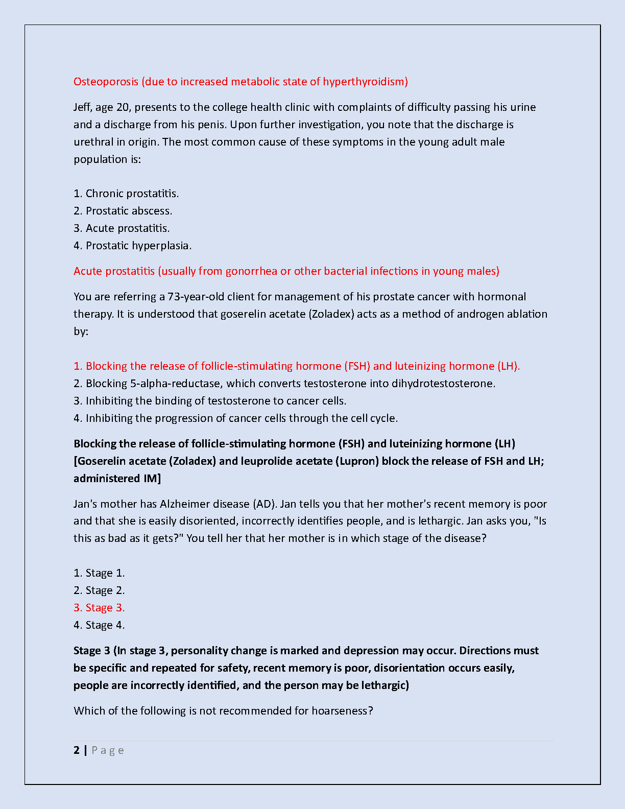 ANCC FNP Exam 2025/2026 Practice Questions & Answers