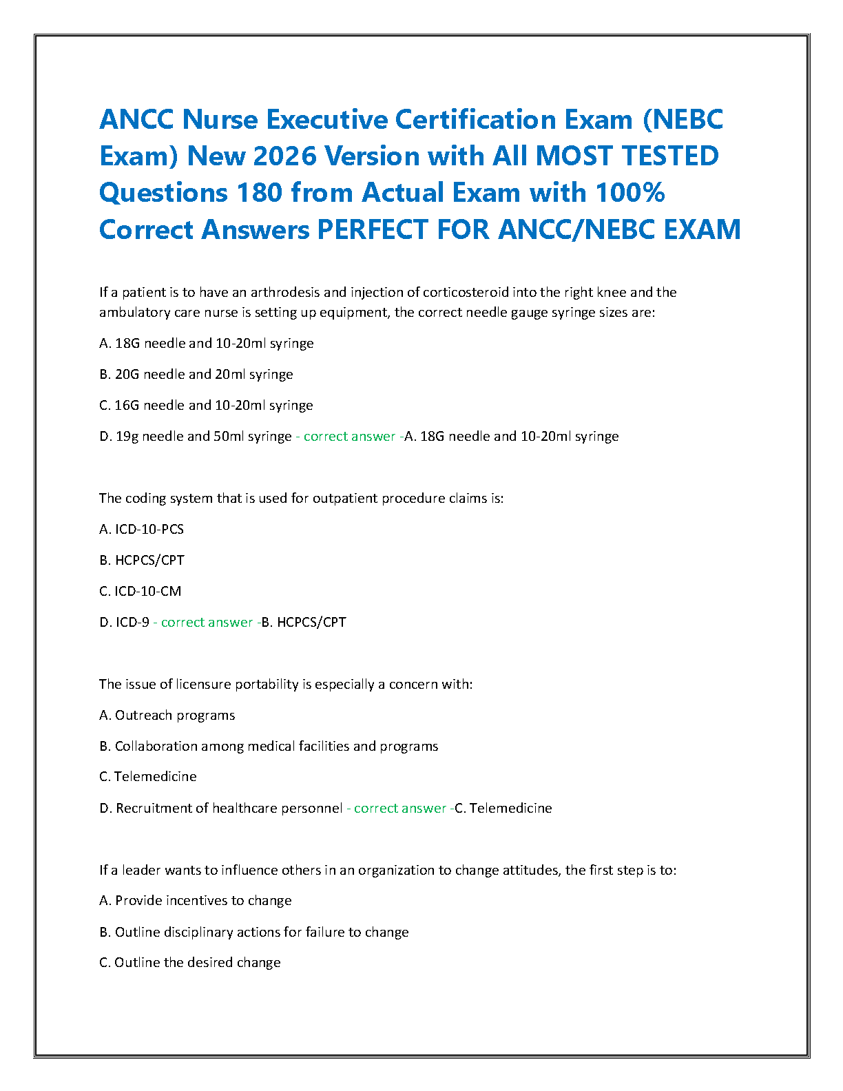 NE-BC Exam Prep Guide and Practice Questions 2026