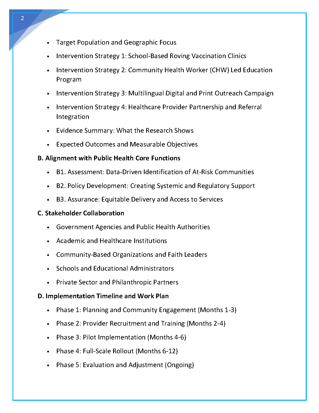 WGU D617 Task 3 Solution: Measles Vaccine Plan