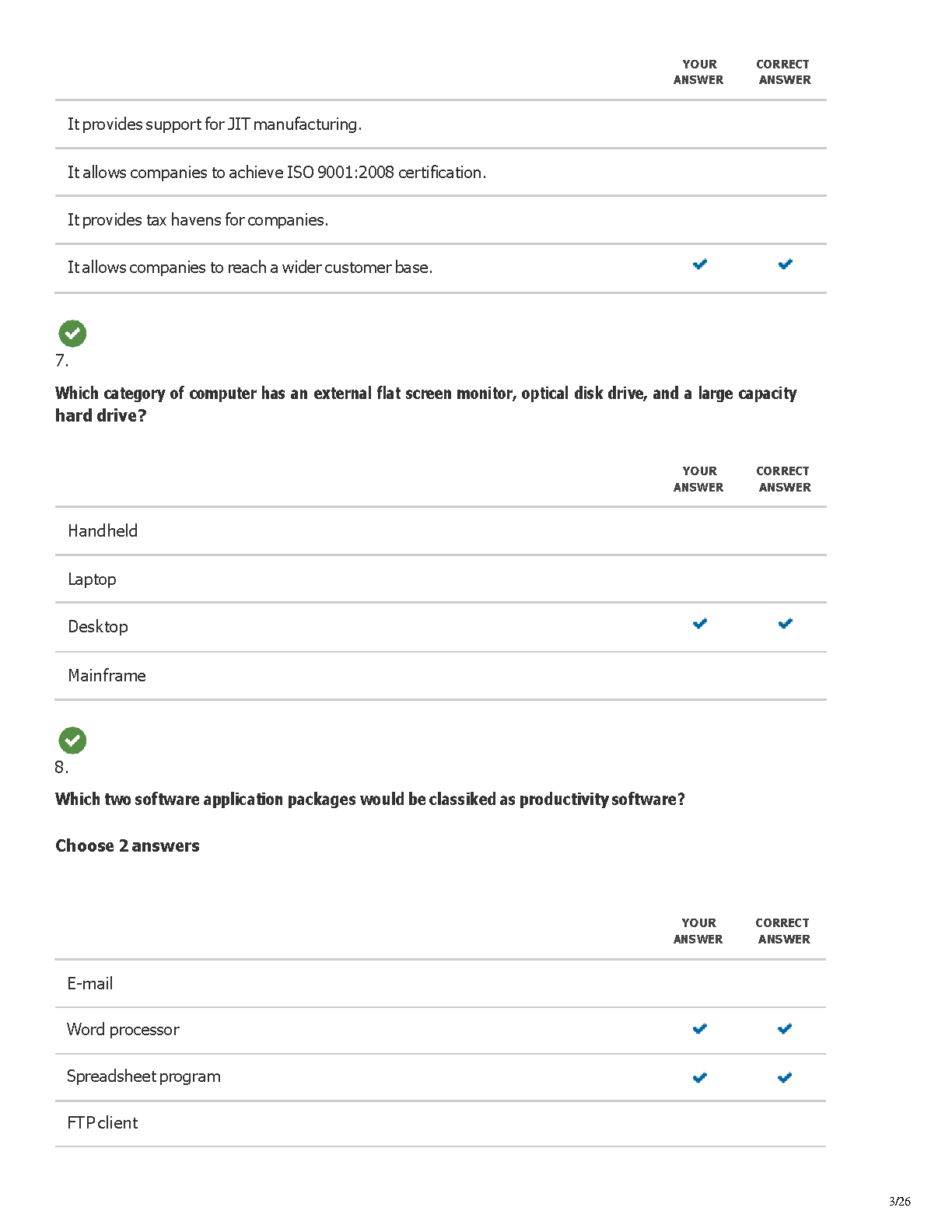 WGU C214 Intro to IT Pre-Assessment Q&A 2024-2025 IMG-3