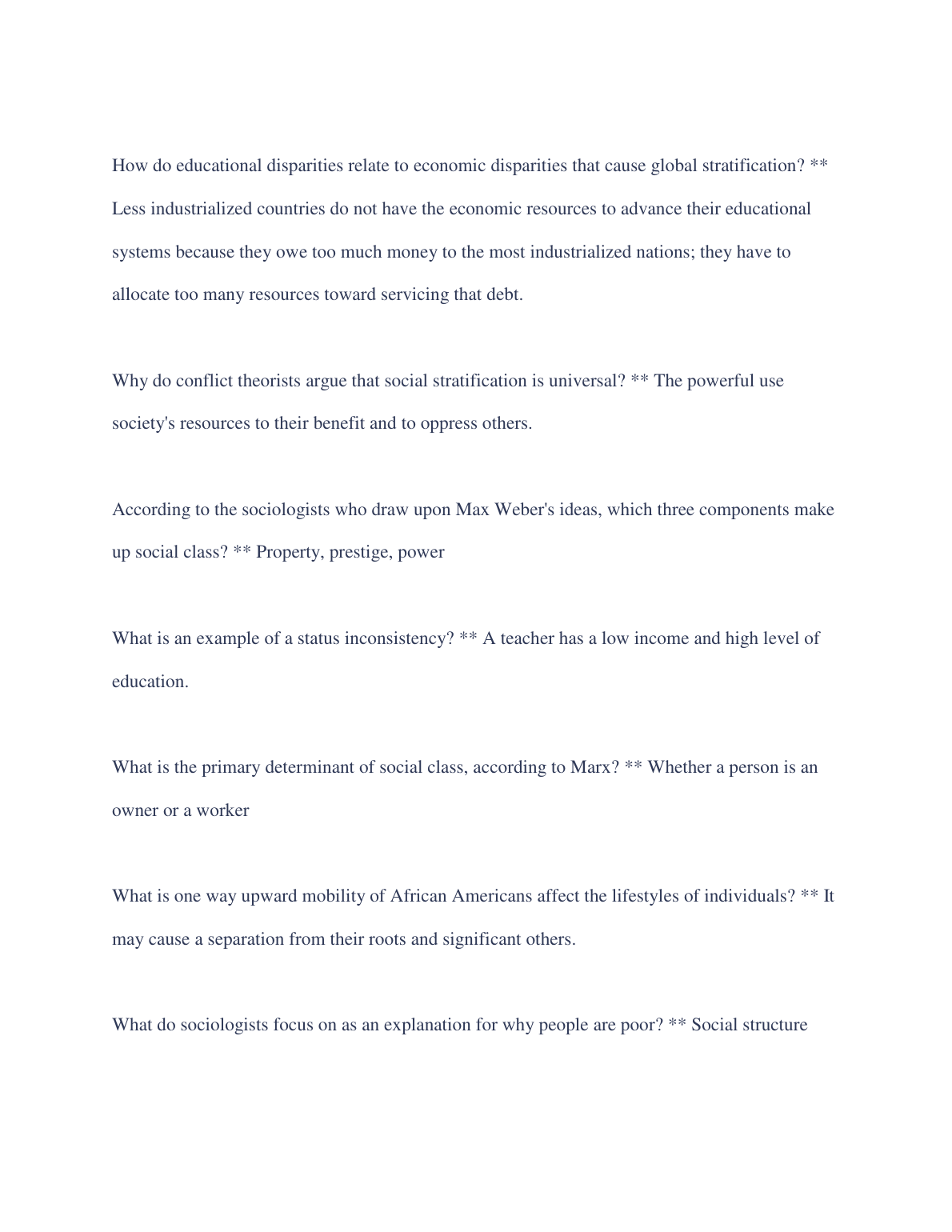 WGU C273 Sociology Practice Exam 2025 With Answers