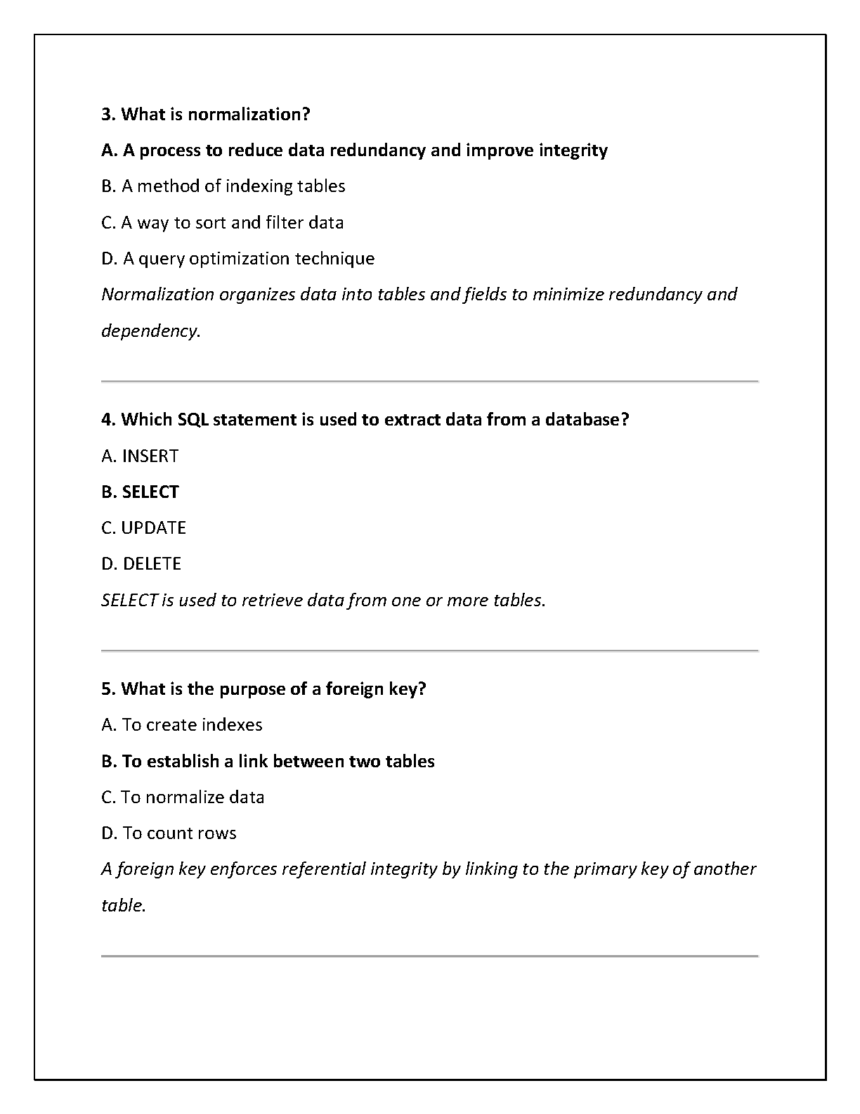 WGU C175 Data Mgmt Foundations Practice Exam 2025
