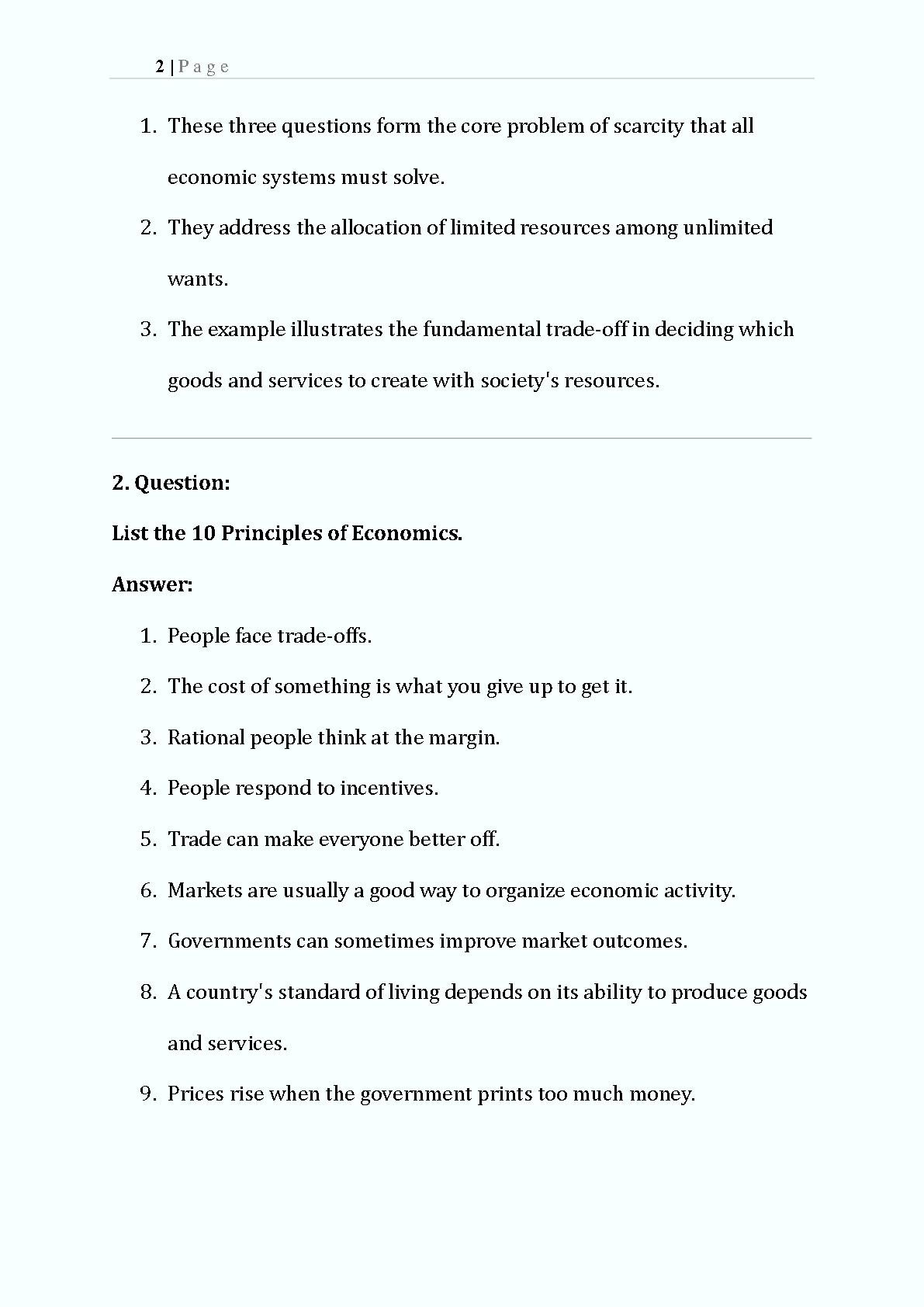 WGU D089 Economics Final Exam Study Guide 2026