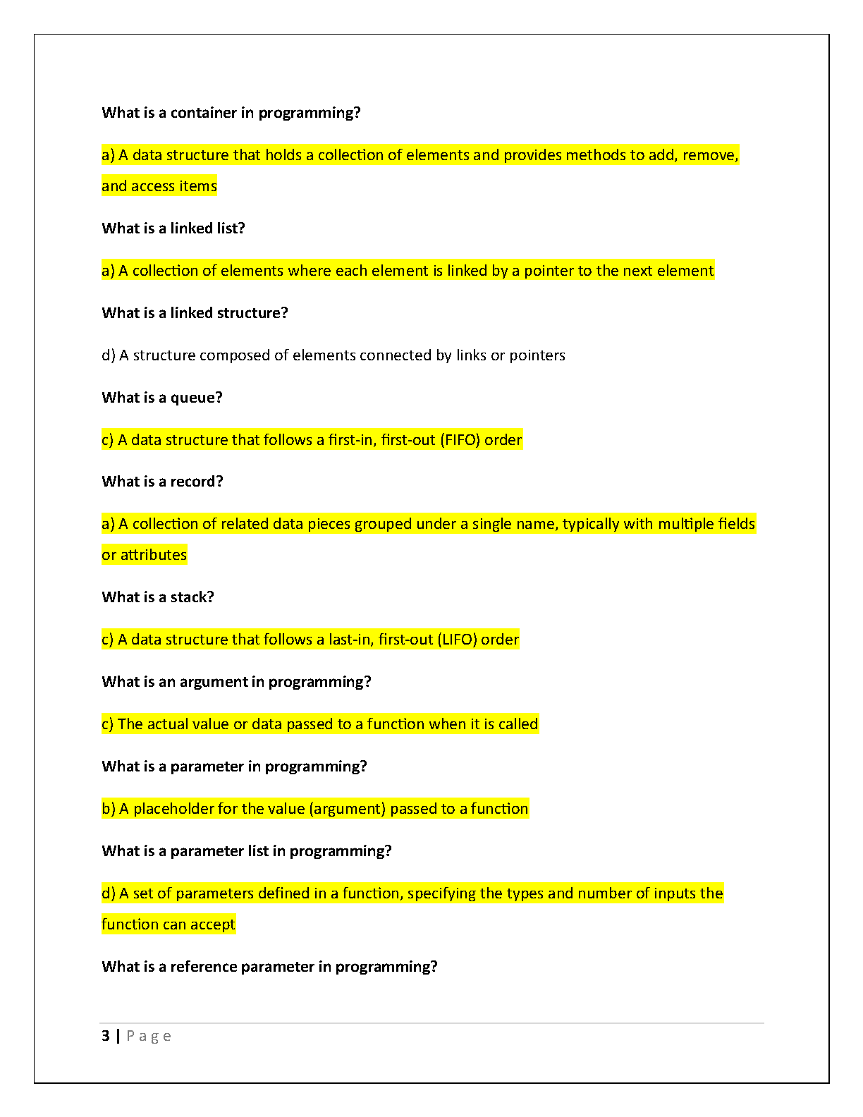 WGU D684 Intro to Comp Sci Test Bank 2026 Answers IMG-3