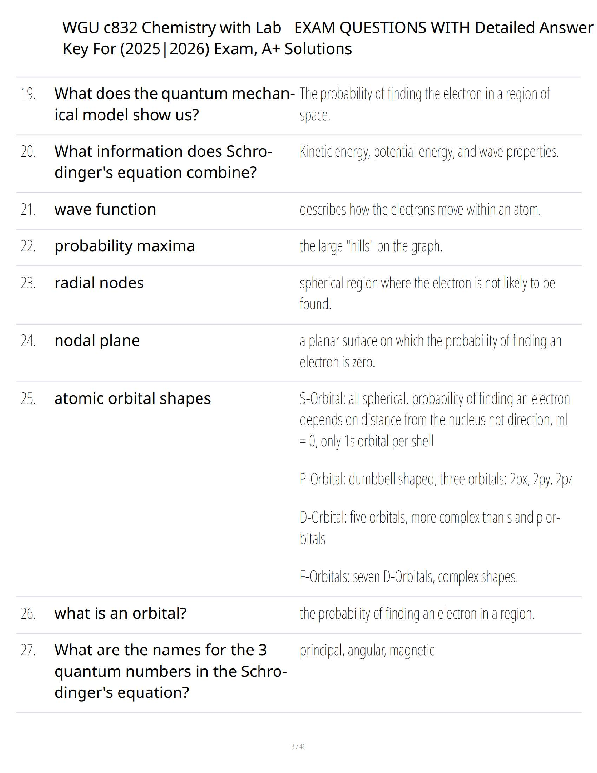 WGU C832 Chemistry Lab Exam Q&A Guide 2025/2026 IMG-3