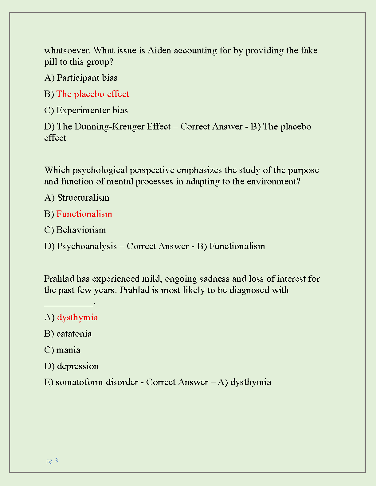 PSYC 2301 Study Guide & Test Bank 2026/2027 with Answers IMG-3