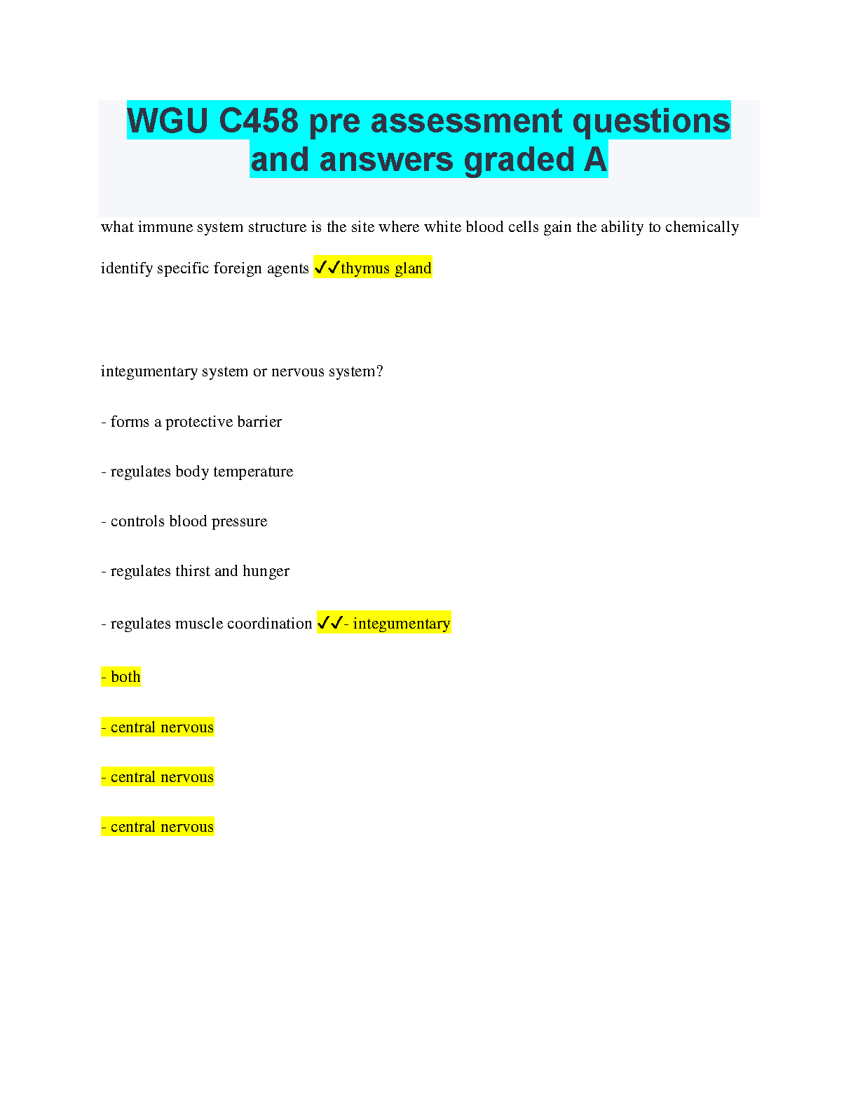 WGU C458 Exam Prep Q&A Guide 2024/2025 IMG-1