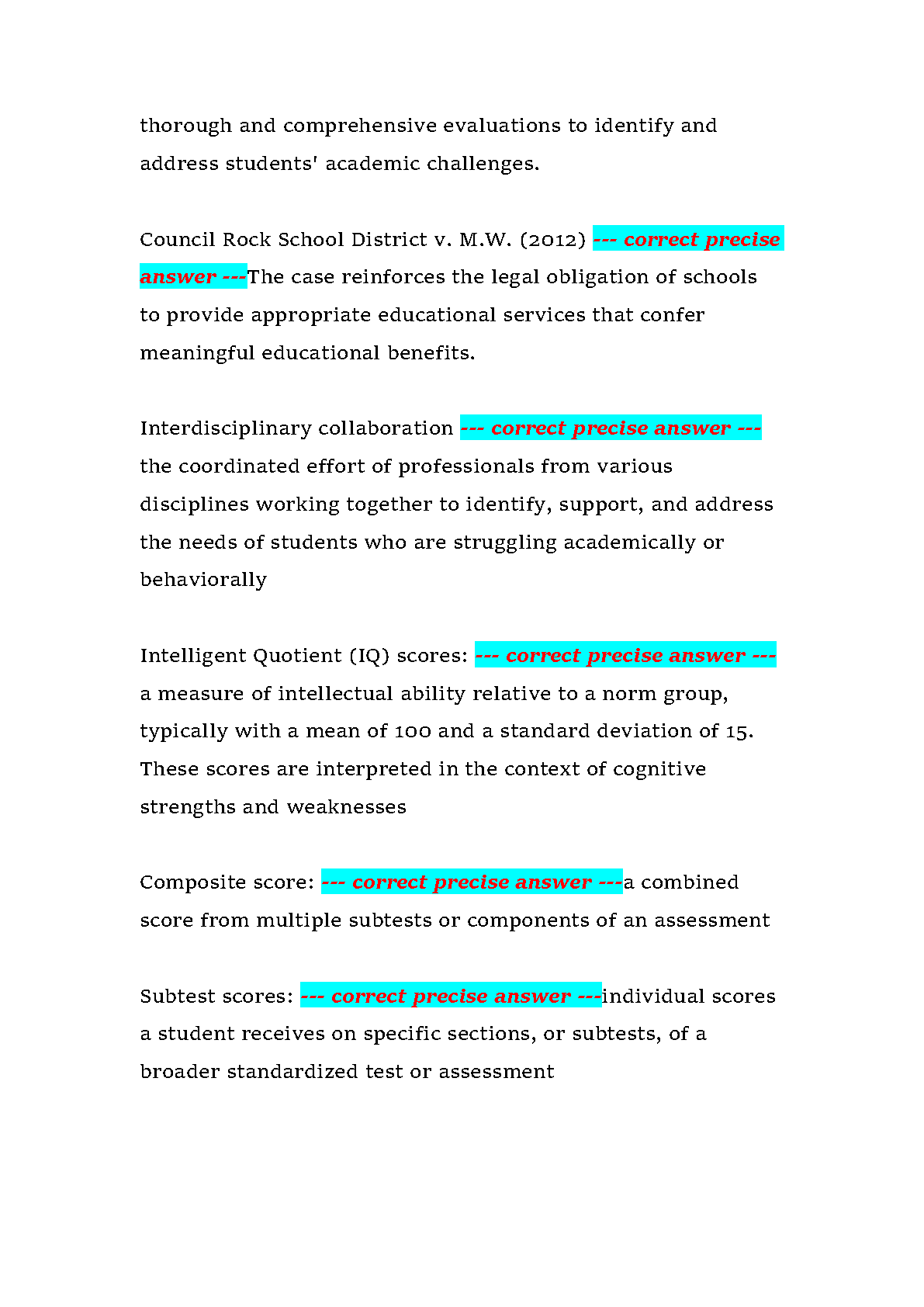 WGU D755 Special Ed Exam Guide 2026 Q&A IMG-3