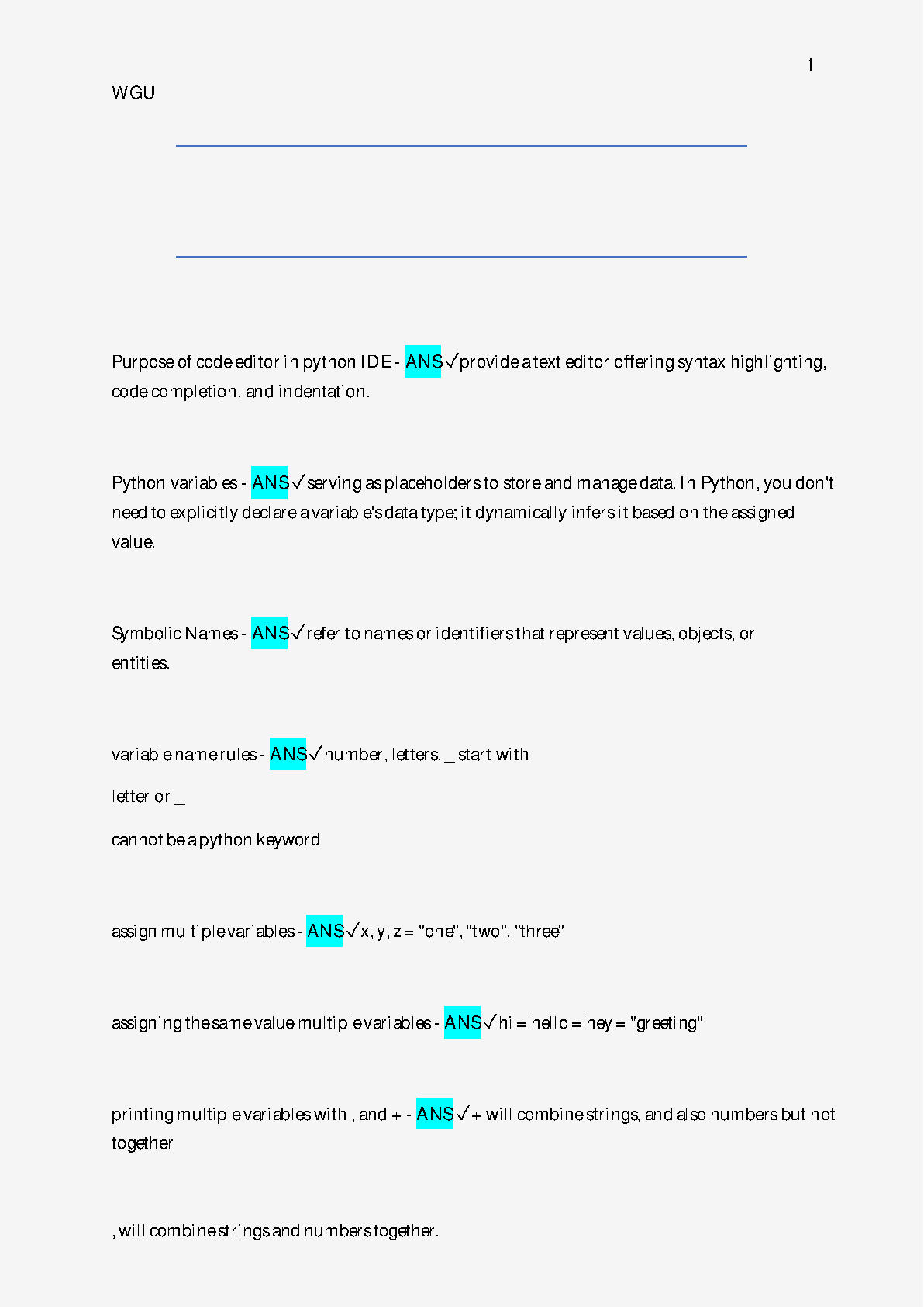WGU D522 Nursing Practice Exam Qs and Answers 2026