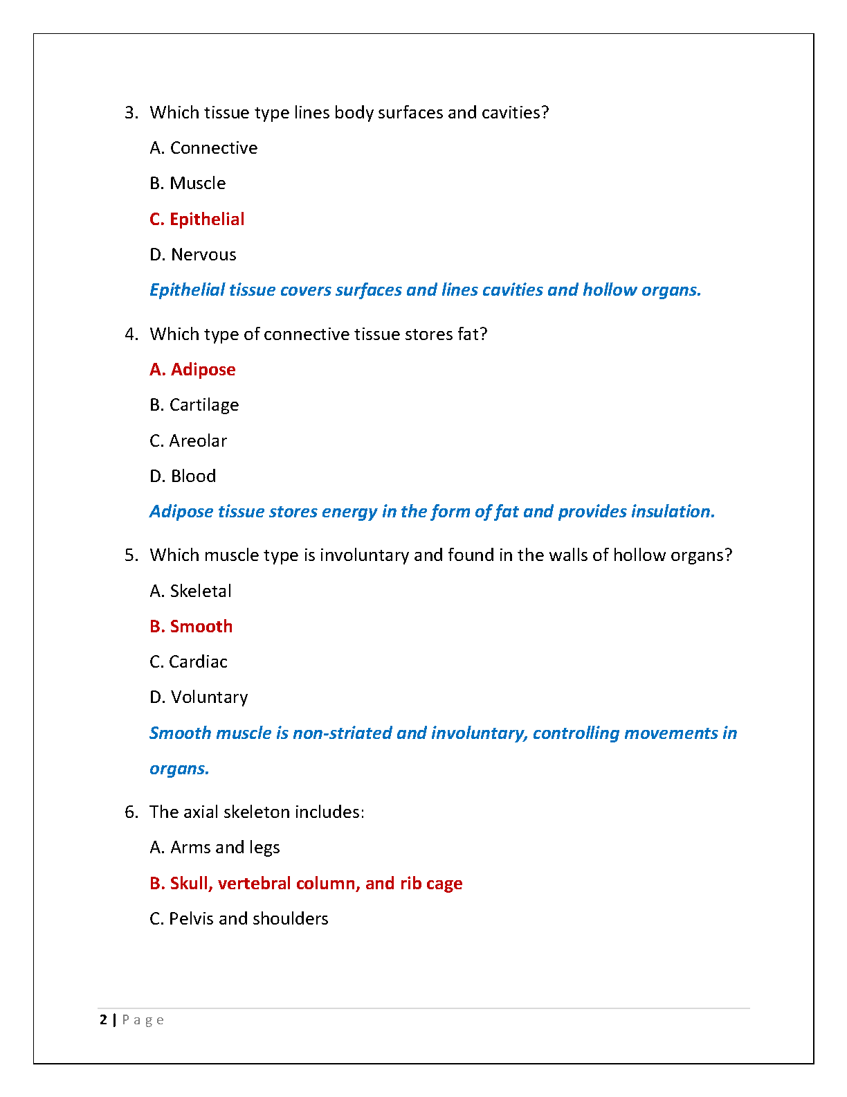 WGU C784 A&P I & II Final Exam 1 Test Bank 2025 Answers