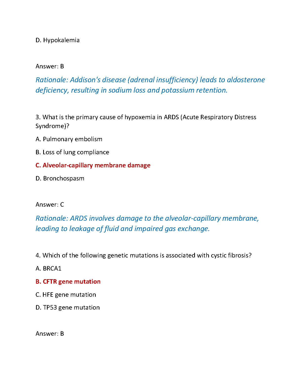 WGU D115 Advanced Pathophysiology Exam Qs Asns 2025
