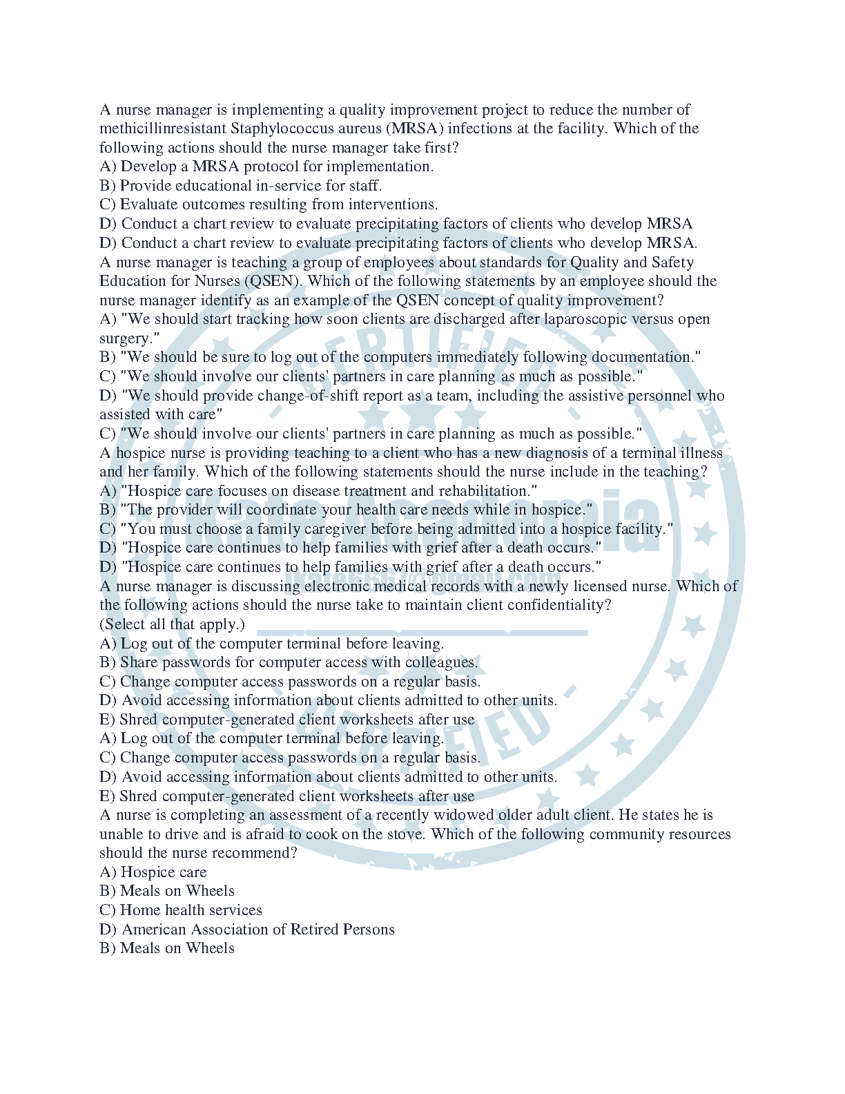 ATI Capstone Leadership & Community Health Guide 2026/27