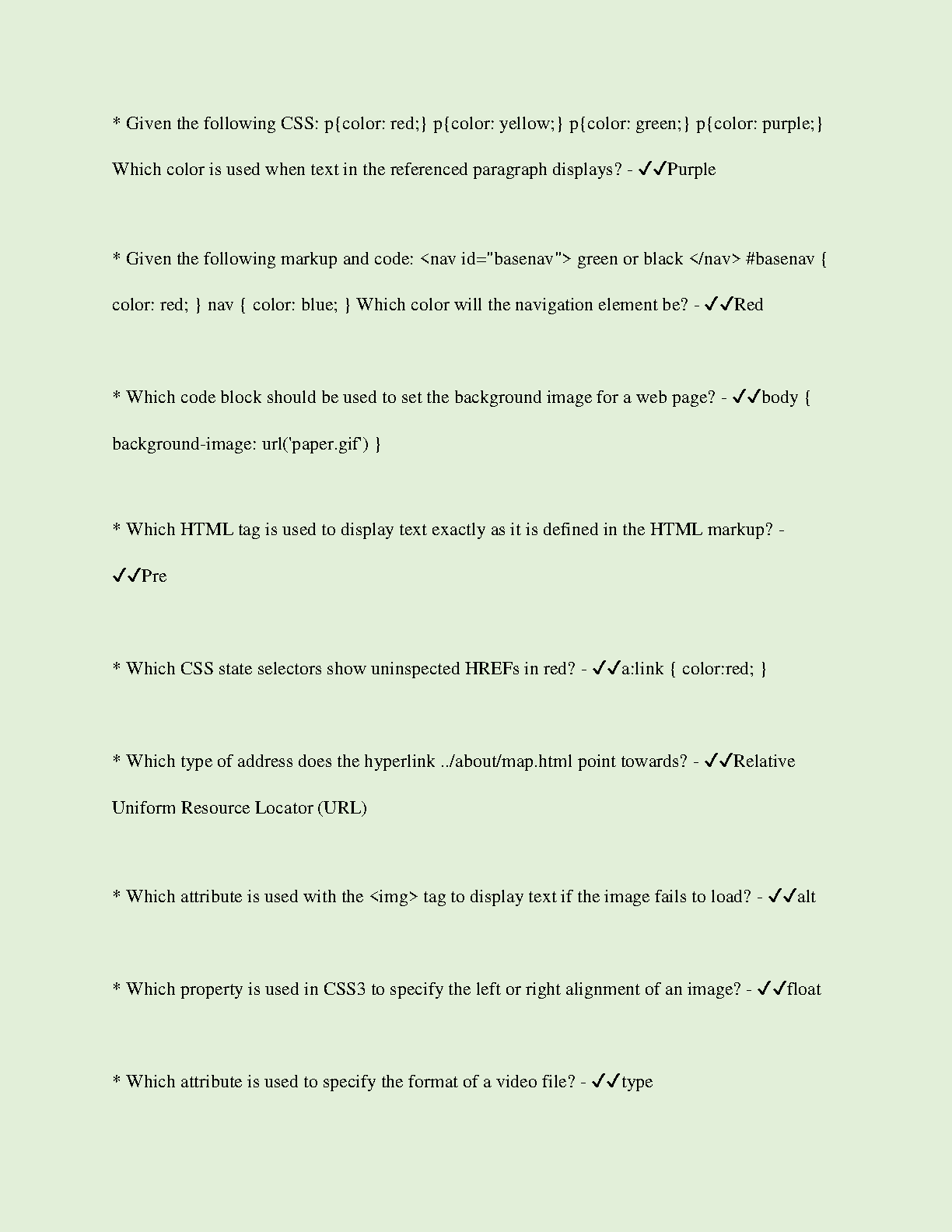 WGU C779 Web Dev Study Guide JS CSS SASS