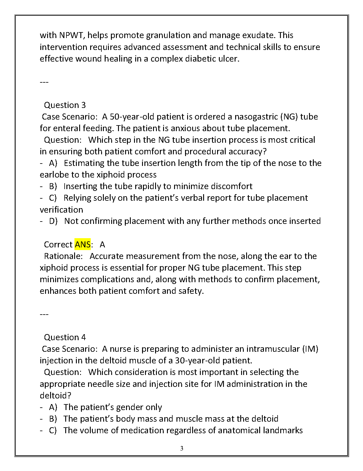 NURS 3118 Final Exam Q&A Guide WGU D445 Nursing Skills IMG-3