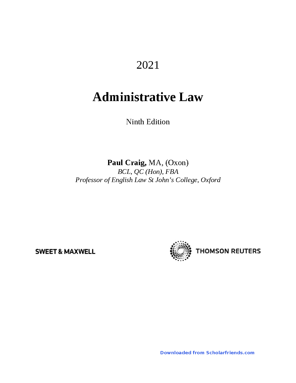 Craig Administrative Law 9th Ed Test Bank & Solutions IMG-3