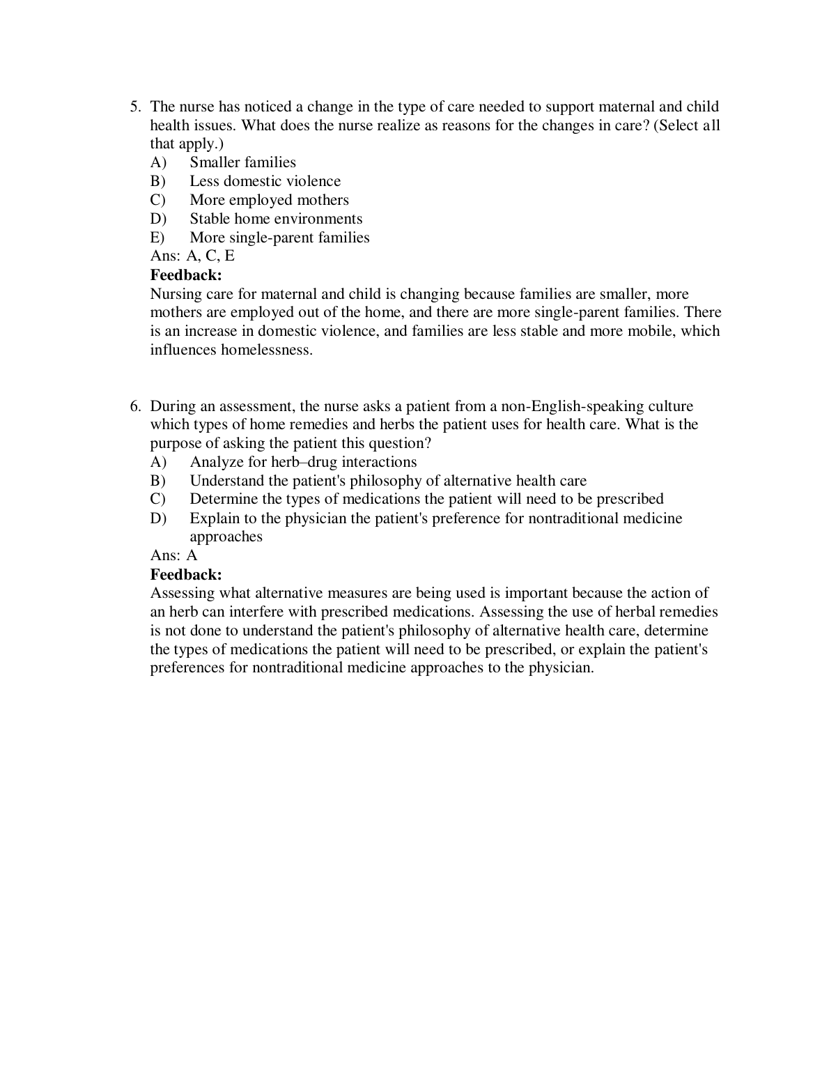 Maternal Child Nursing Test Bank Pillitteri 8th Ed 2026 IMG-1