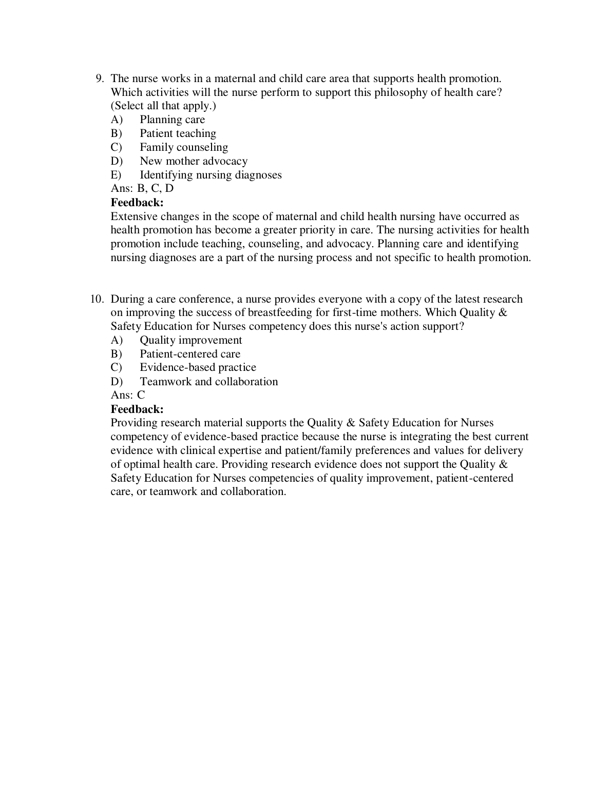 Maternal Child Nursing Test Bank Pillitteri 8th Ed 2026 IMG-3
