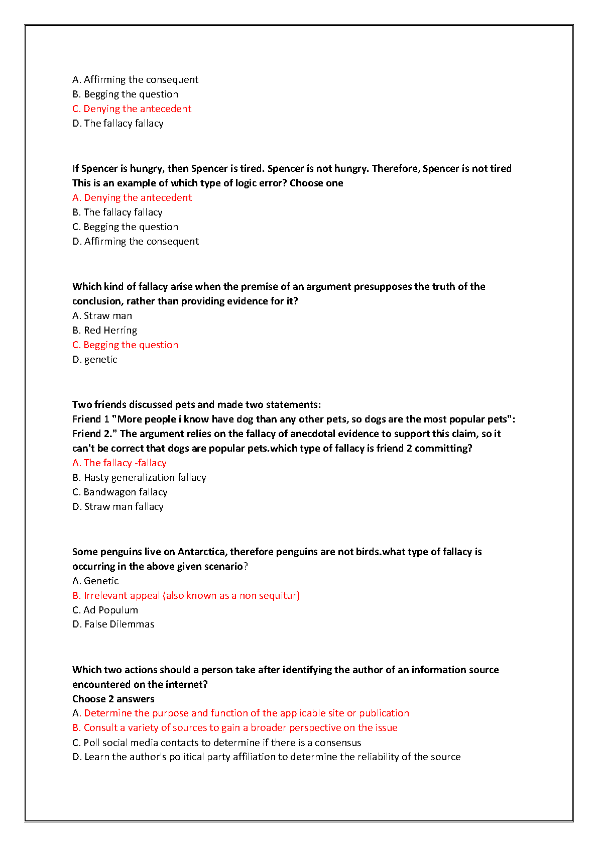 WGU D265 Critical Thinking OA 2025 Actual Exams With Detailed Answers IMG-3
