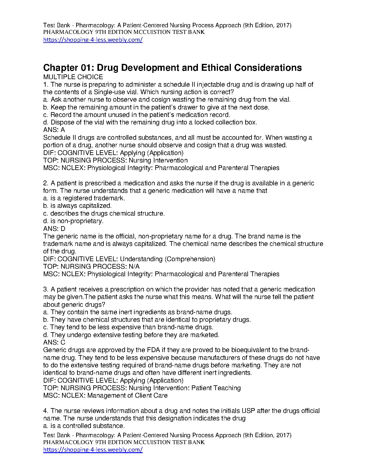 Pharmacology Test Bank 9th Ed 2026/27 Student Resource IMG-3