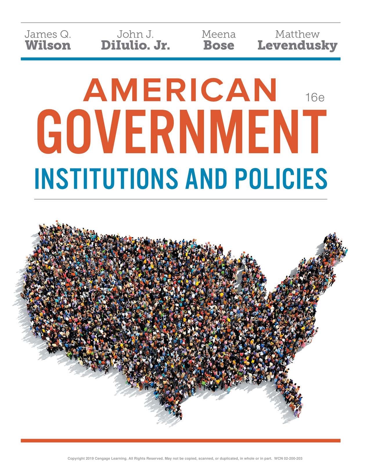 American Government: Institutions and Policies, 16th Edition