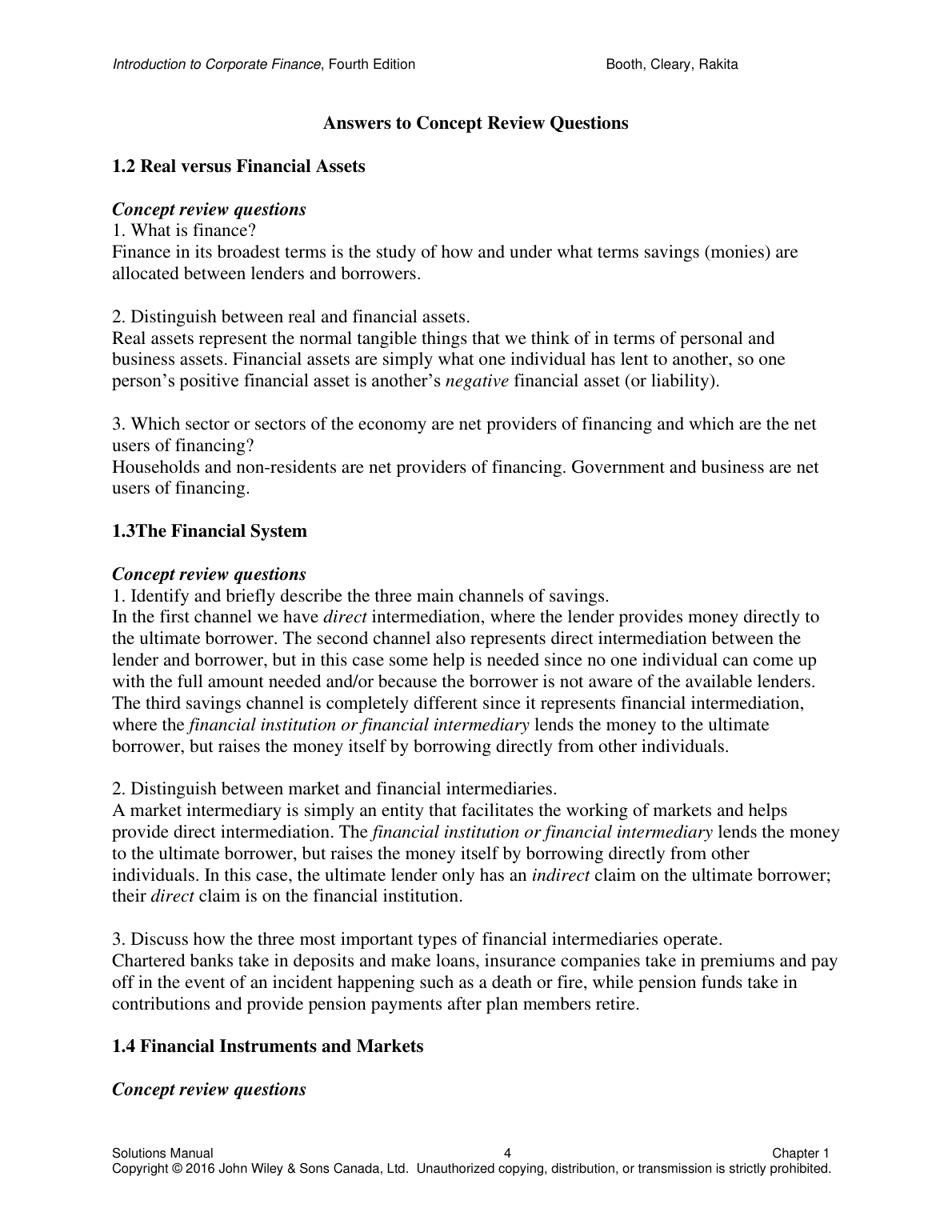 Introduction to Corporate Finance, 4th Canadian Edition IMG-1
