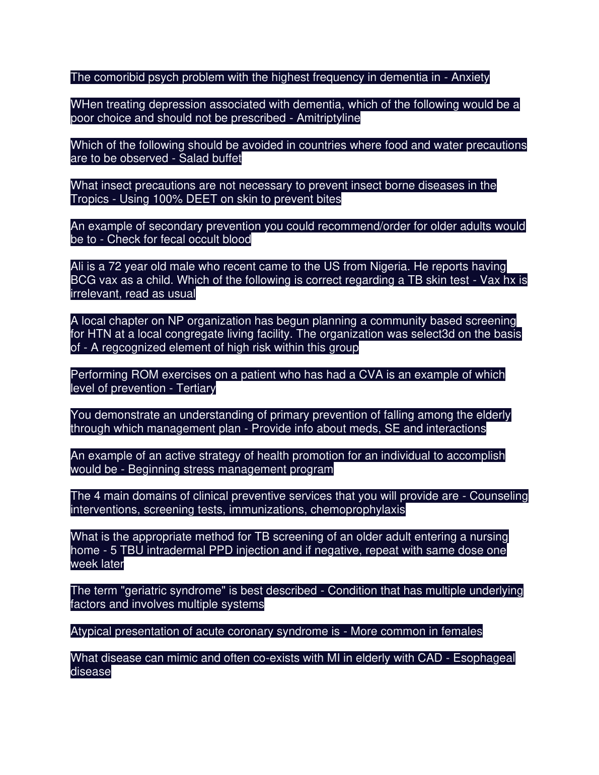 NR 601 Midterm Nursing Study Guide for First Attempt Passes