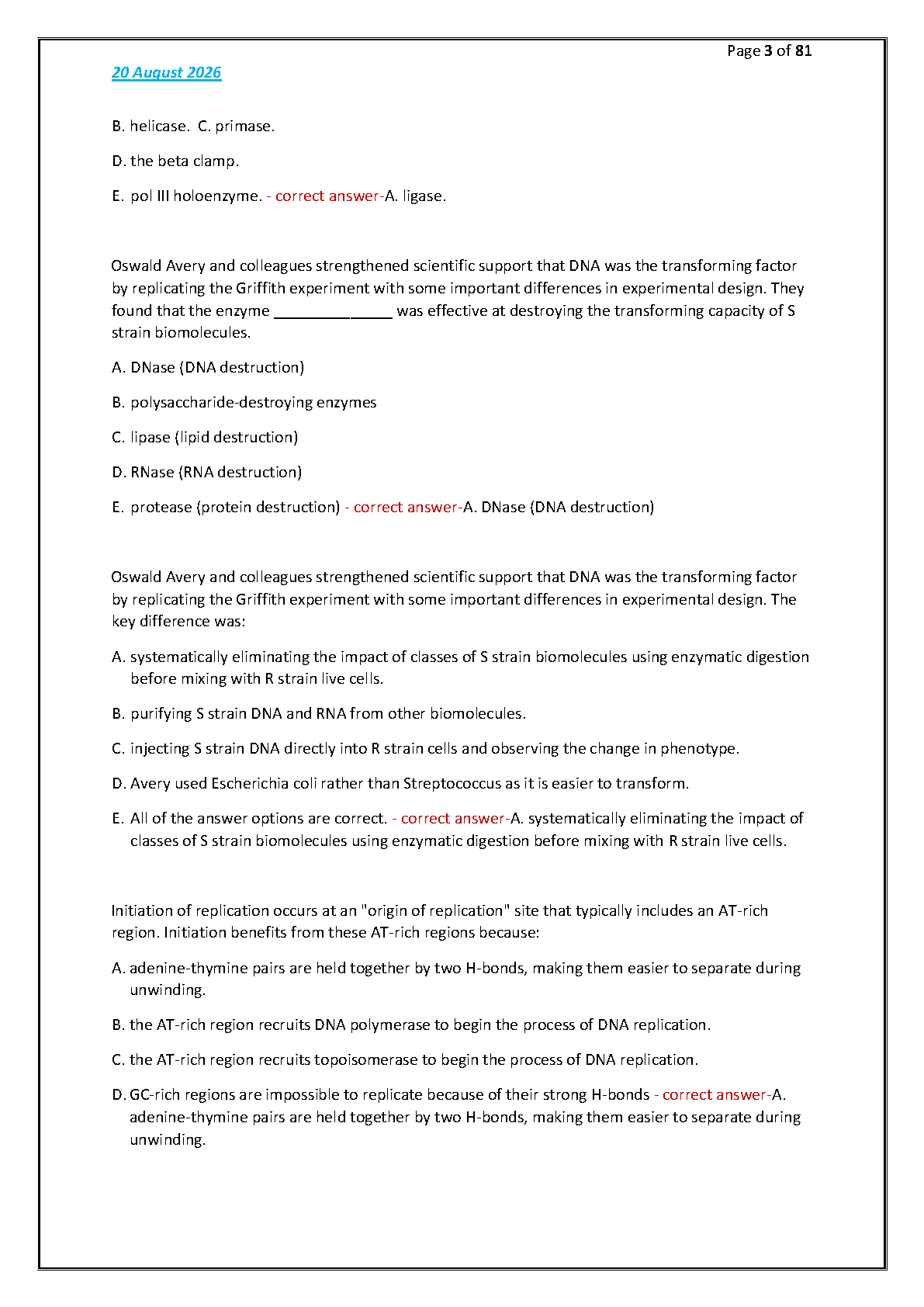 BIOL 450 Modern Genetics Test Bank 2026 IMG-3