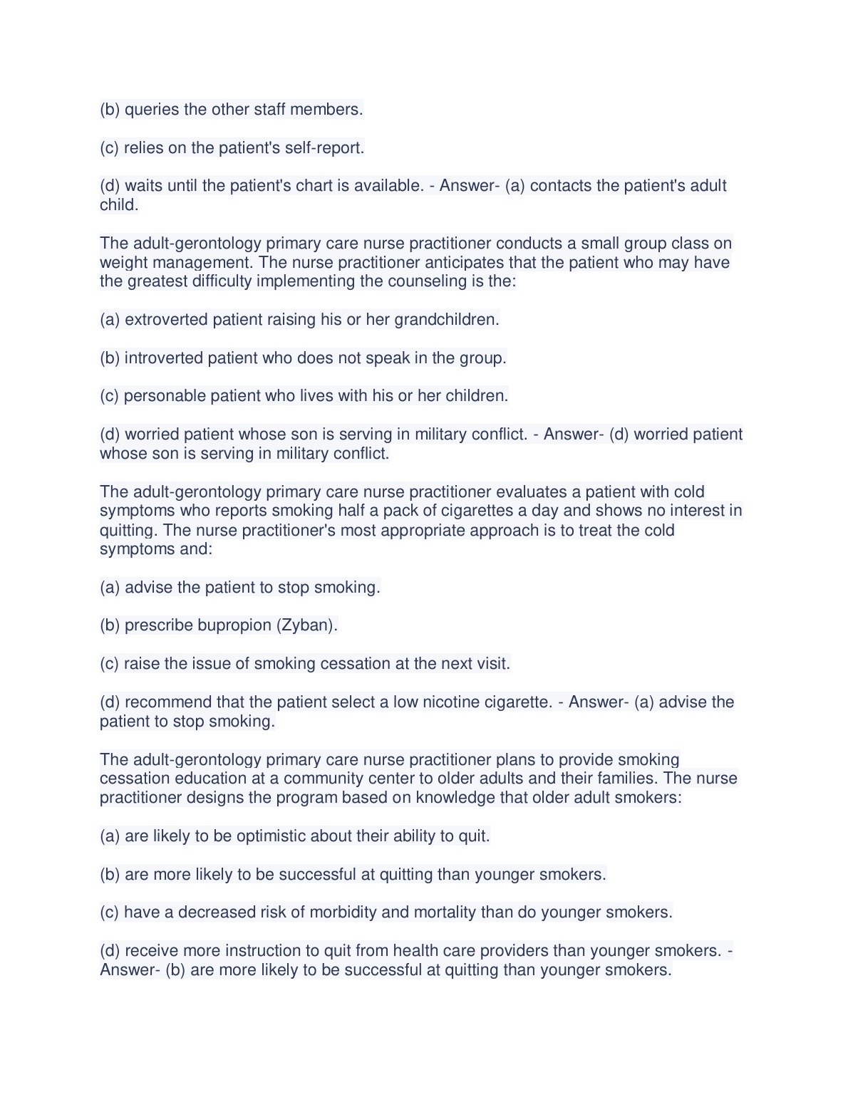 ANCC Exam Prep Questions & Answers 2026/27 Study Kit IMG-1