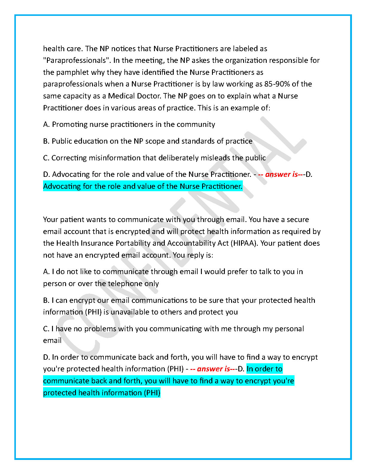 PMHNP Test Bank 2026/27 | ANCC Certified Questions & Answers IMG-3
