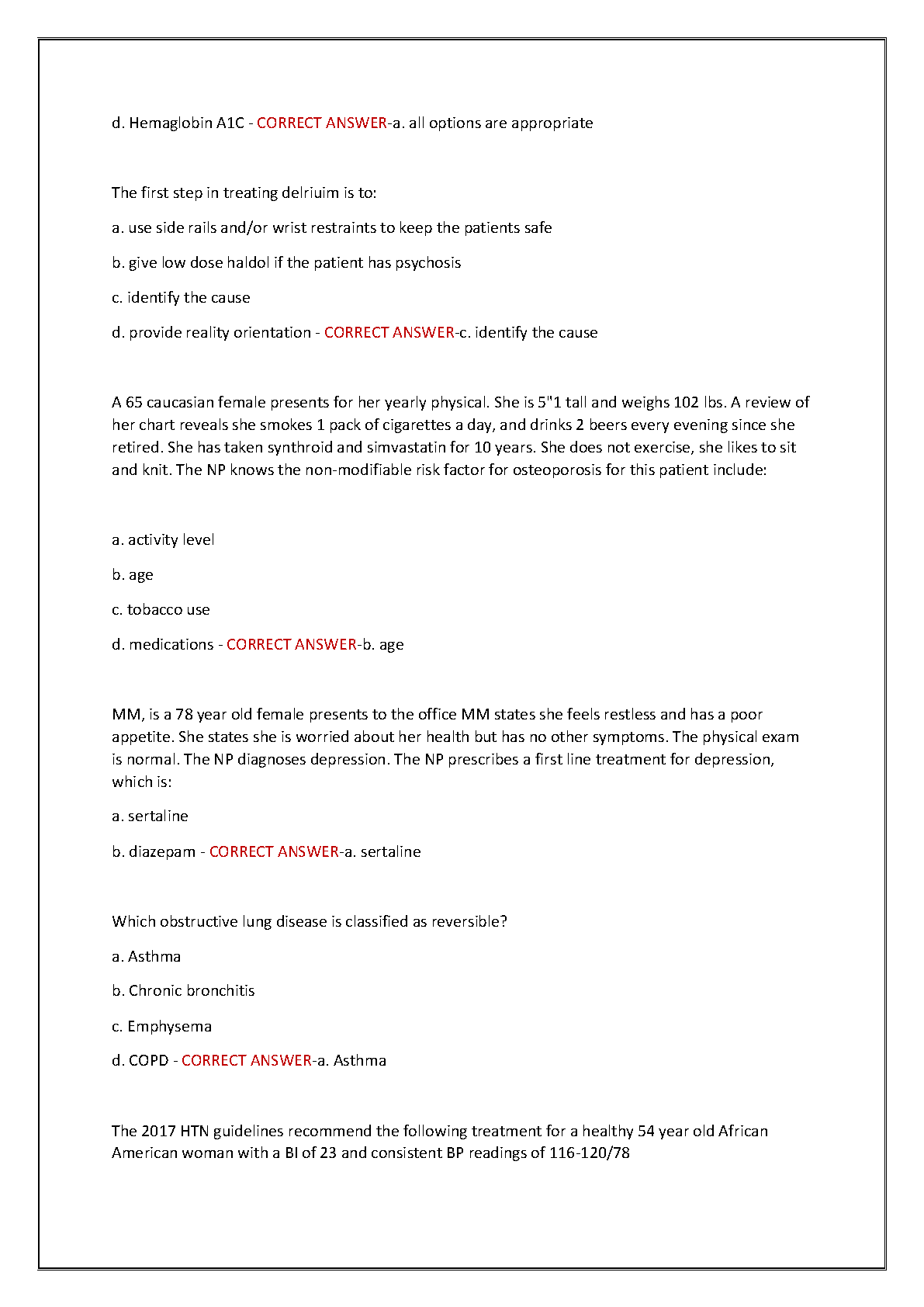 NR 601 Final Exam Prep 2025 170 Q&A Chamberlain IMG-3