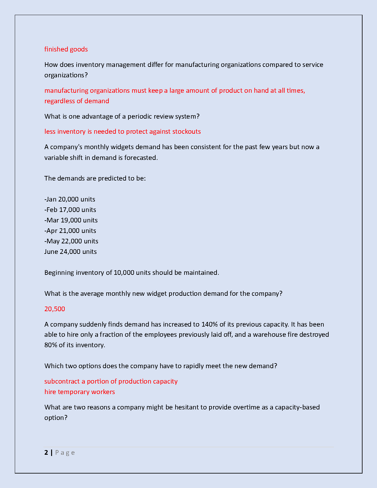 WGU C215 Operations Mgmt OA Test Bank 2025/26 with Answers