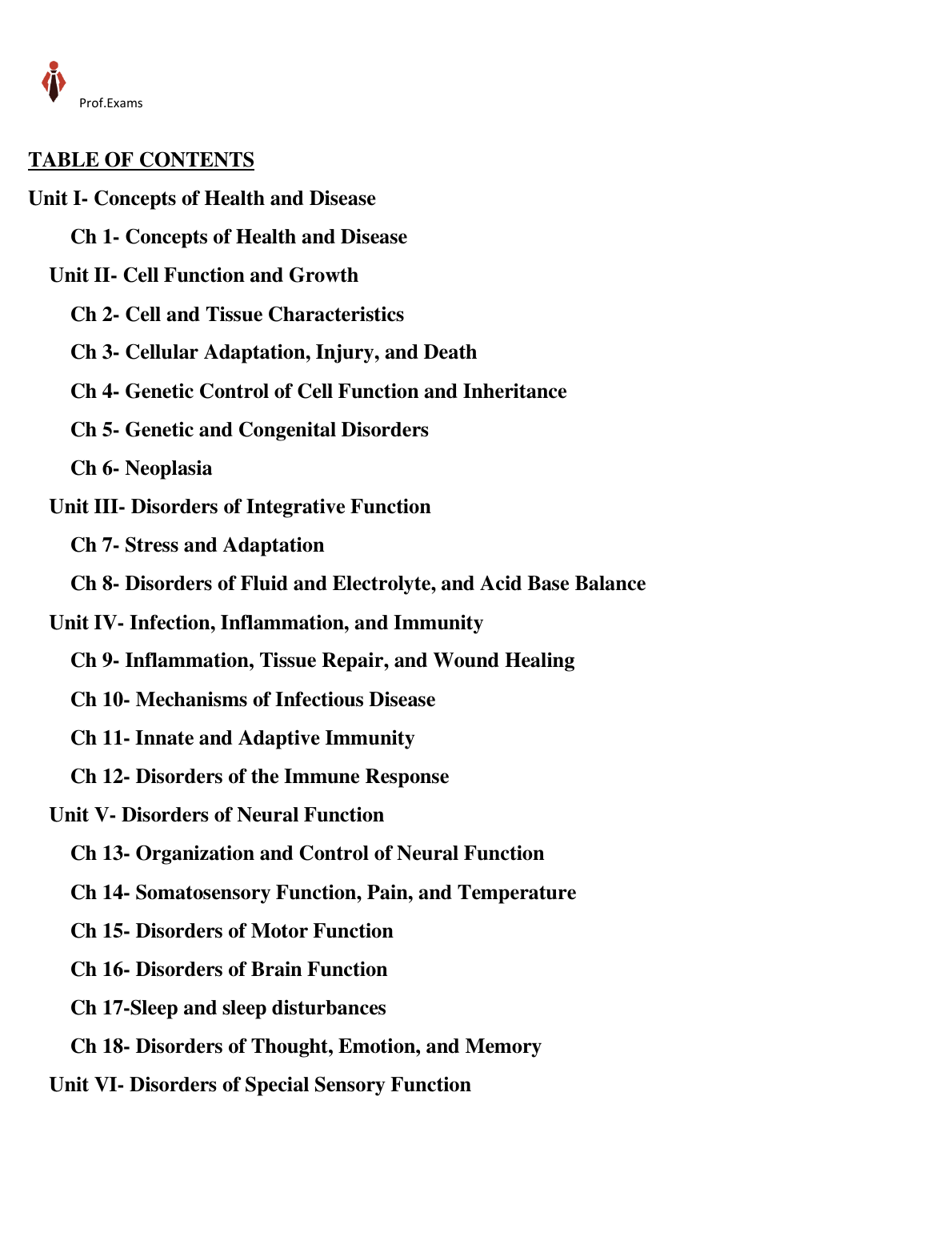Porth's Pathophysiology 10e Test Bank 2026/27 Study Aid IMG-1