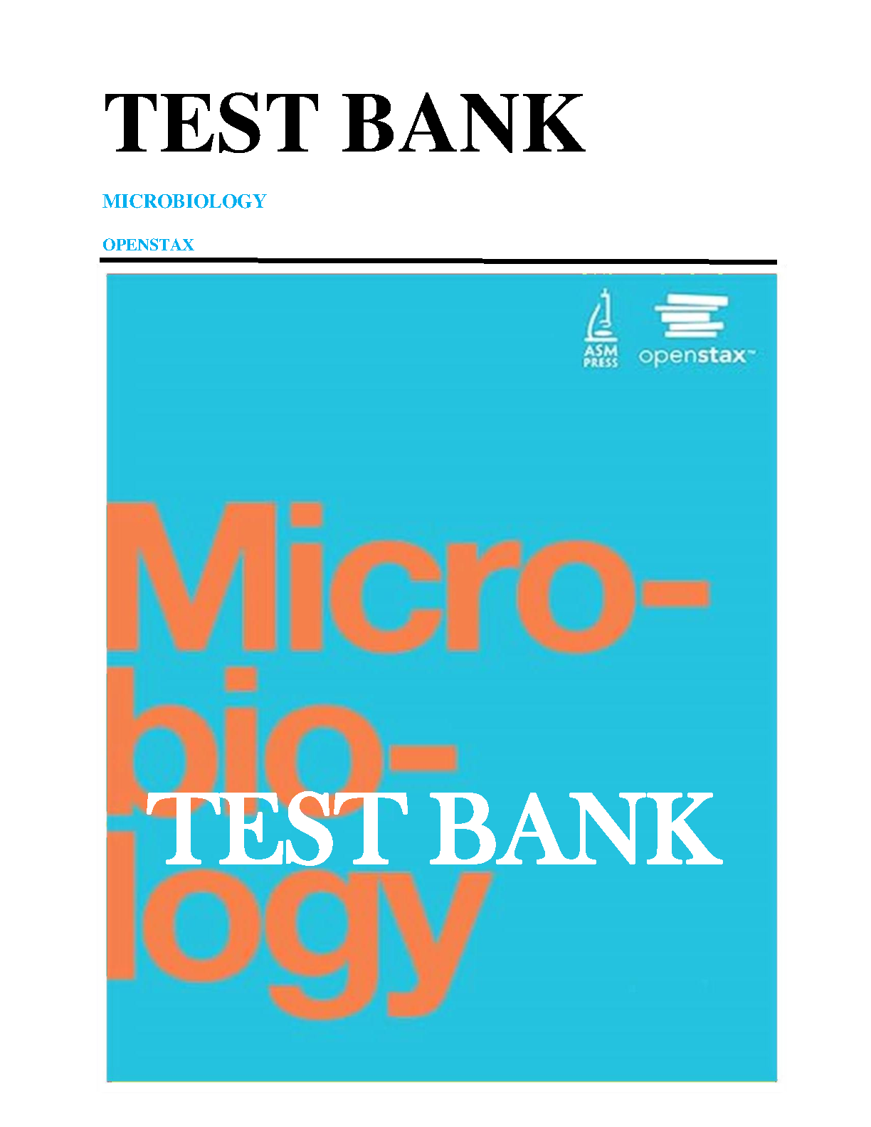 Test Bank For OpenStax Microbiology IMG-1